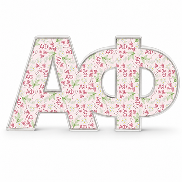 Alpha Phi Acrylic Shelf Decor
