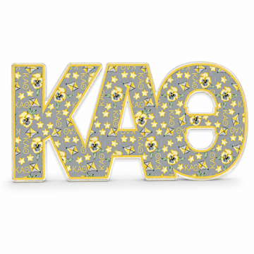 Kappa Alpha Theta Acrylic Shelf Decor