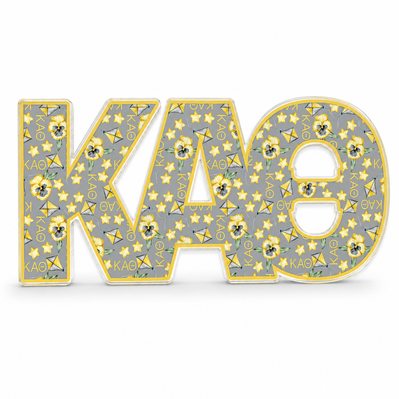 Kappa Alpha Theta Acrylic Shelf Decor