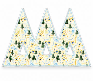 Tri Delta Acrylic Shelf Decor