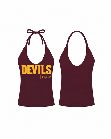 Devils Triangle Tank (Maroon)