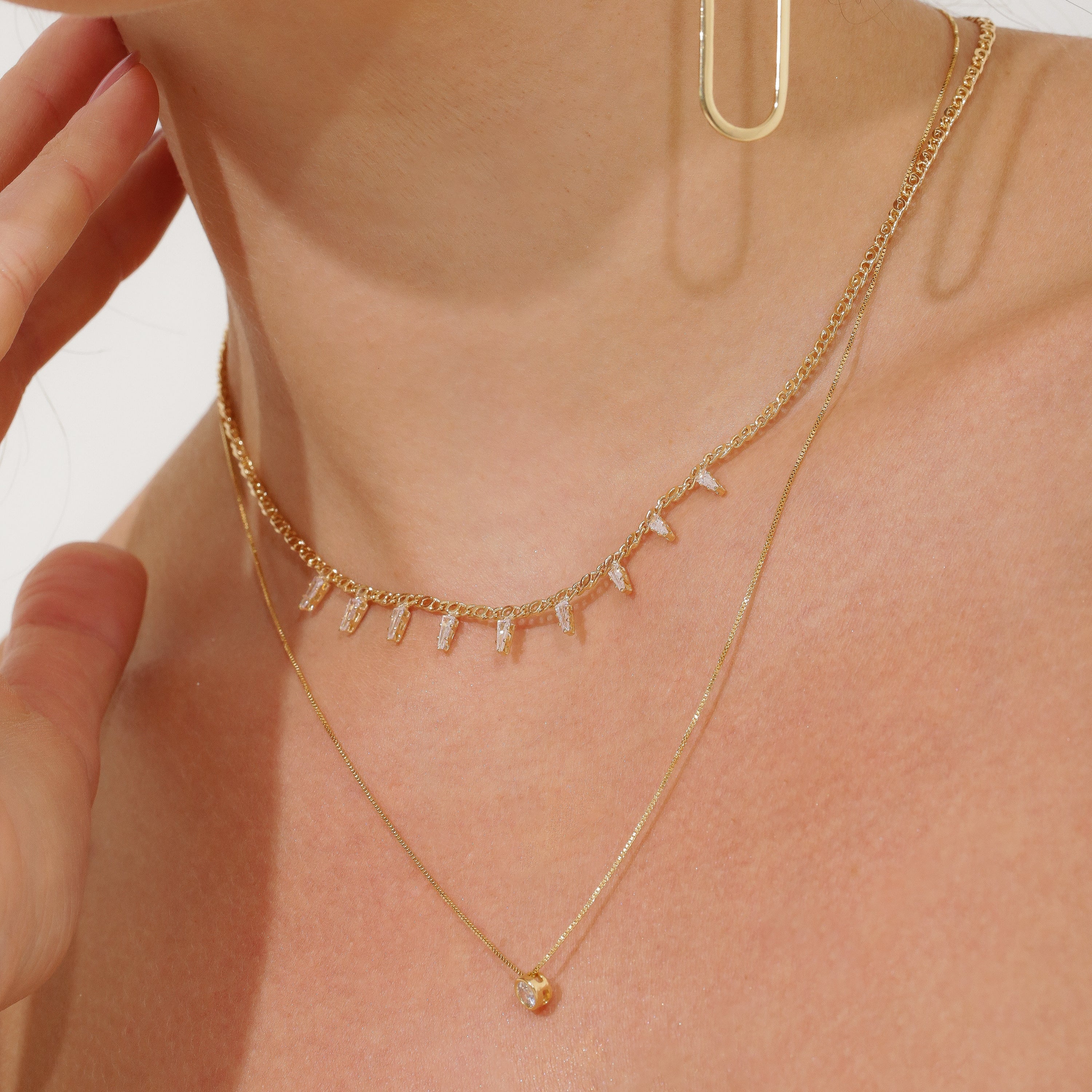 Views & Co. Farina CZ Necklace