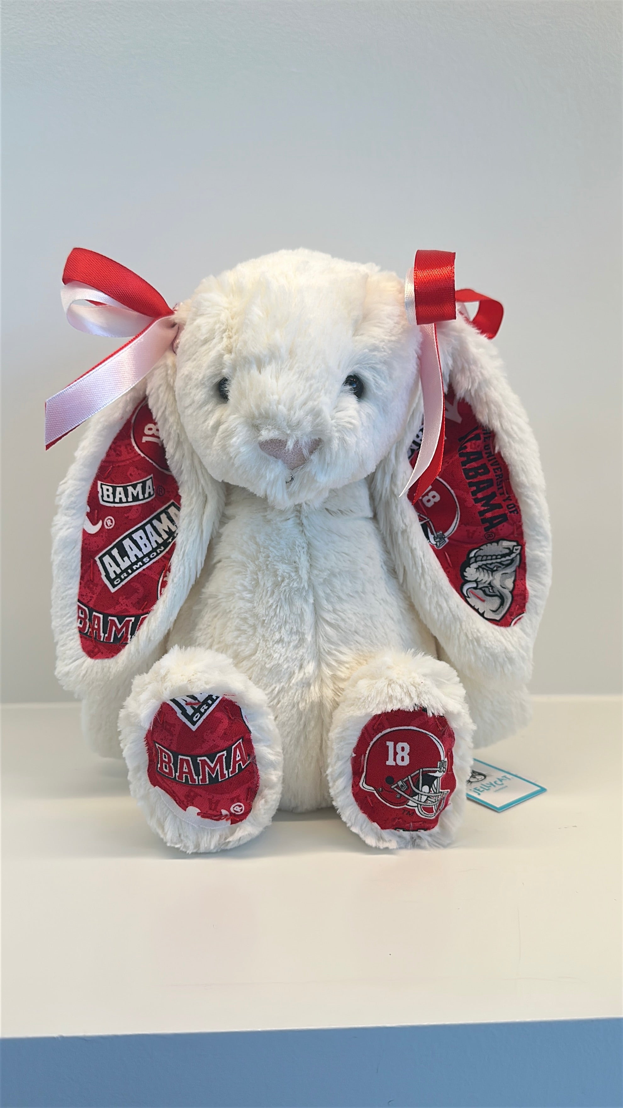 Custom College Jellycat Bashful Bunny