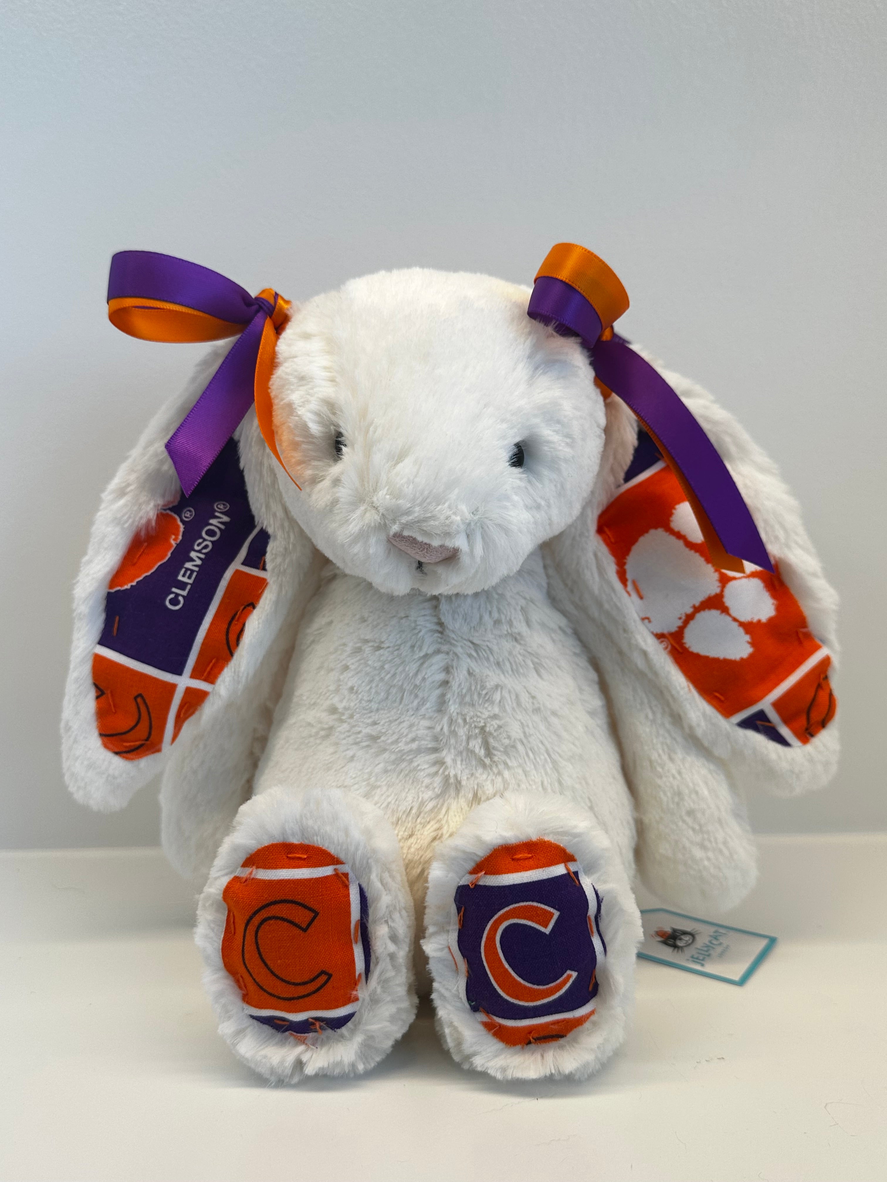 Custom College Jellycat Bashful Bunny