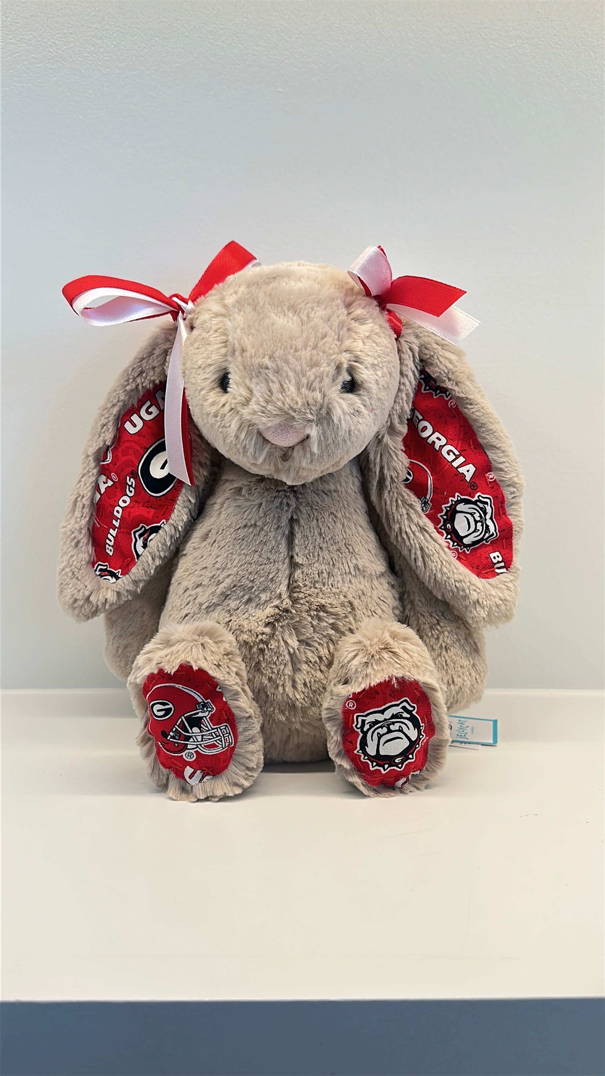 Custom College Jellycat Bashful Bunny