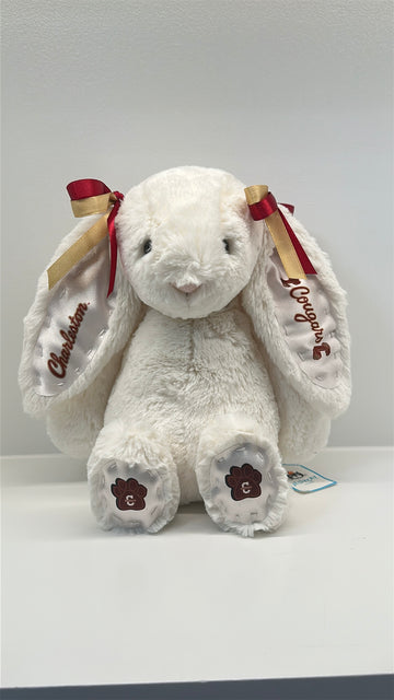 College of Charleston Custom College Jellycat Bashful Bunny
