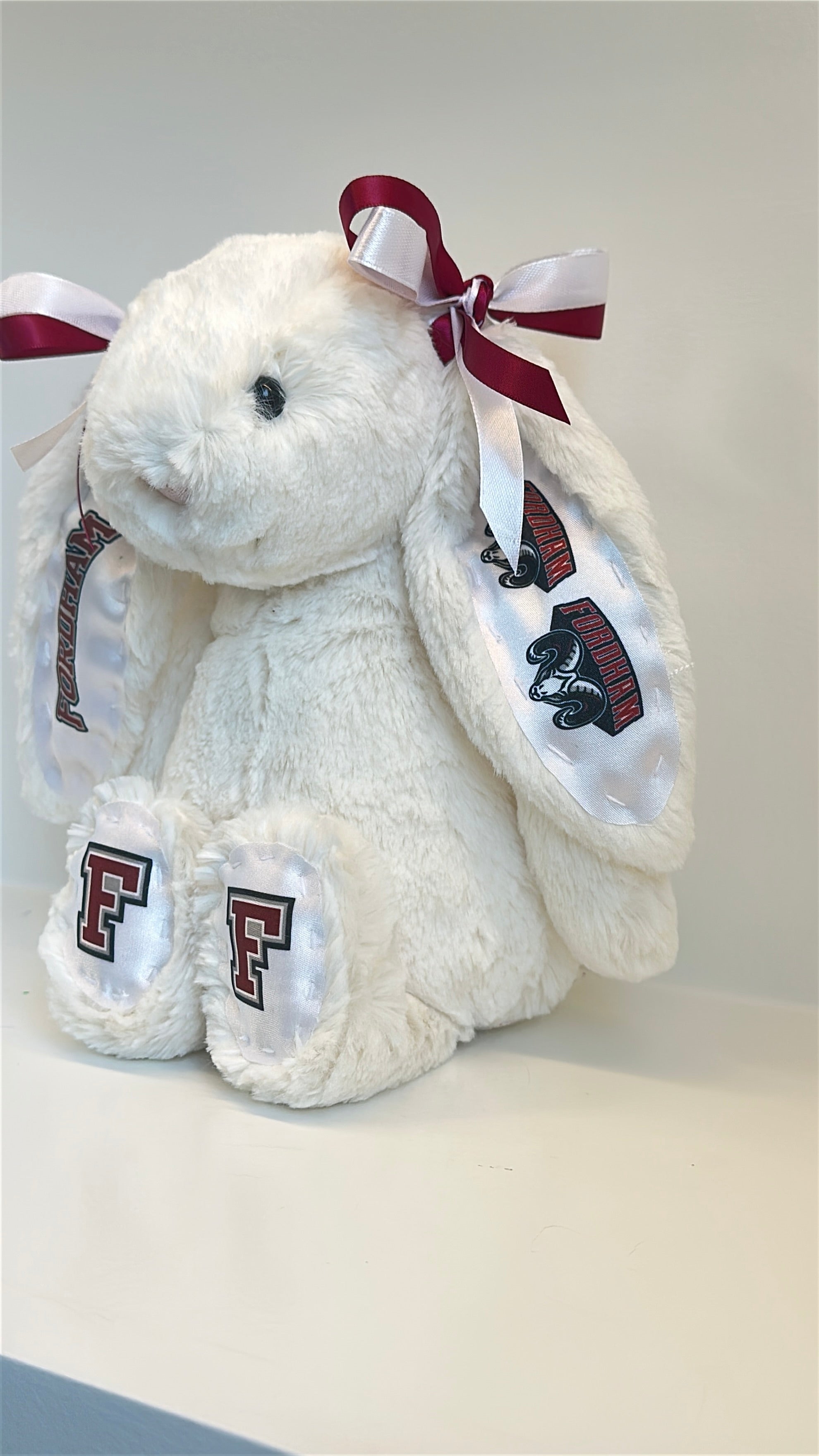 Fordham Custom College Jellycat Bashful Bunny