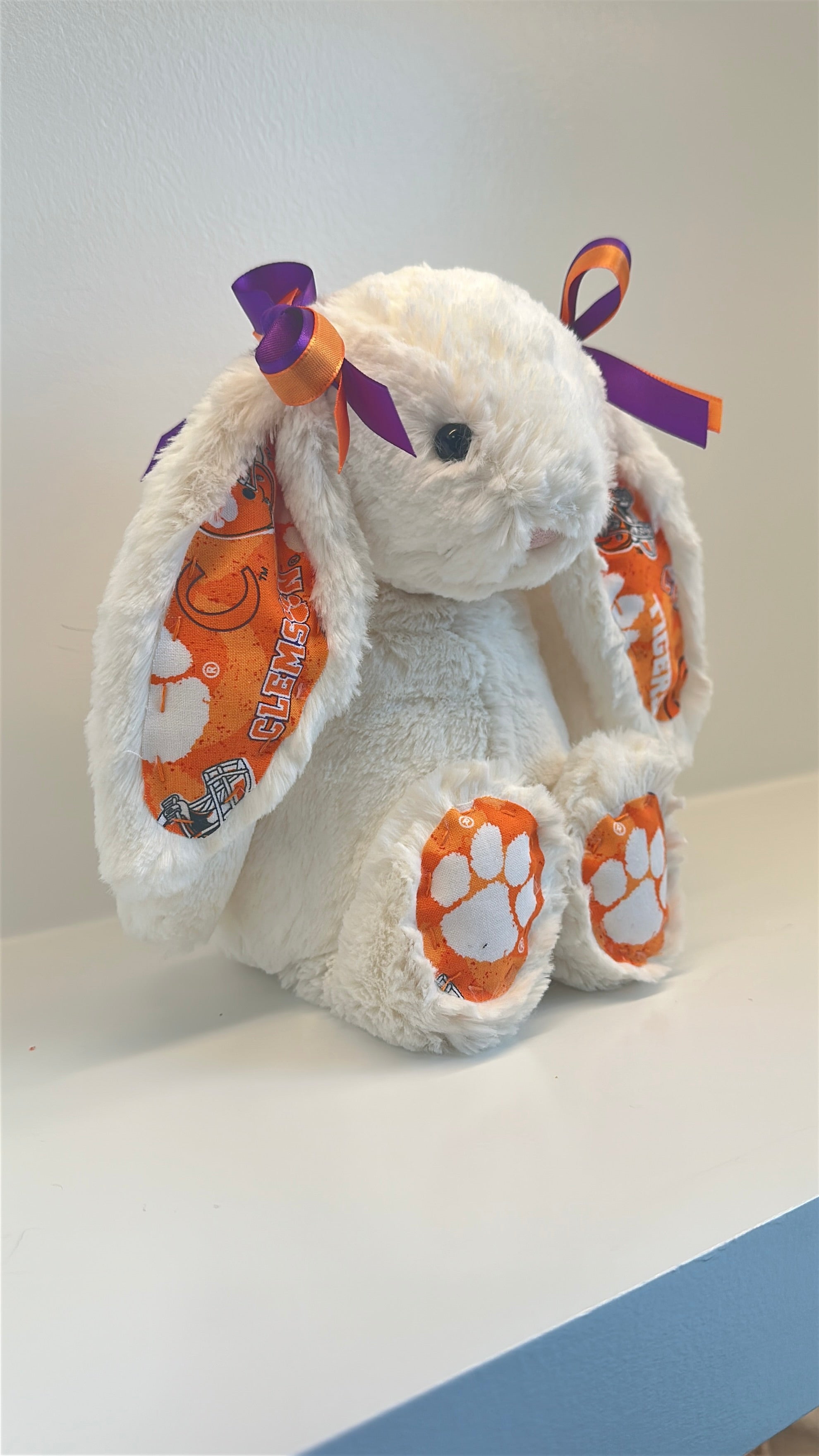 Clemson University Custom College Jellycat Bashful Bunny