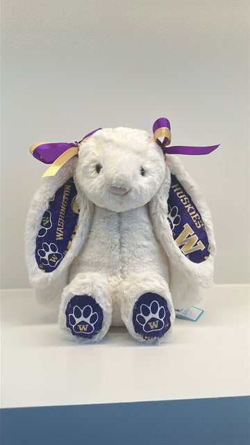University of Washington Custom College Jellycat Bashful Bunny