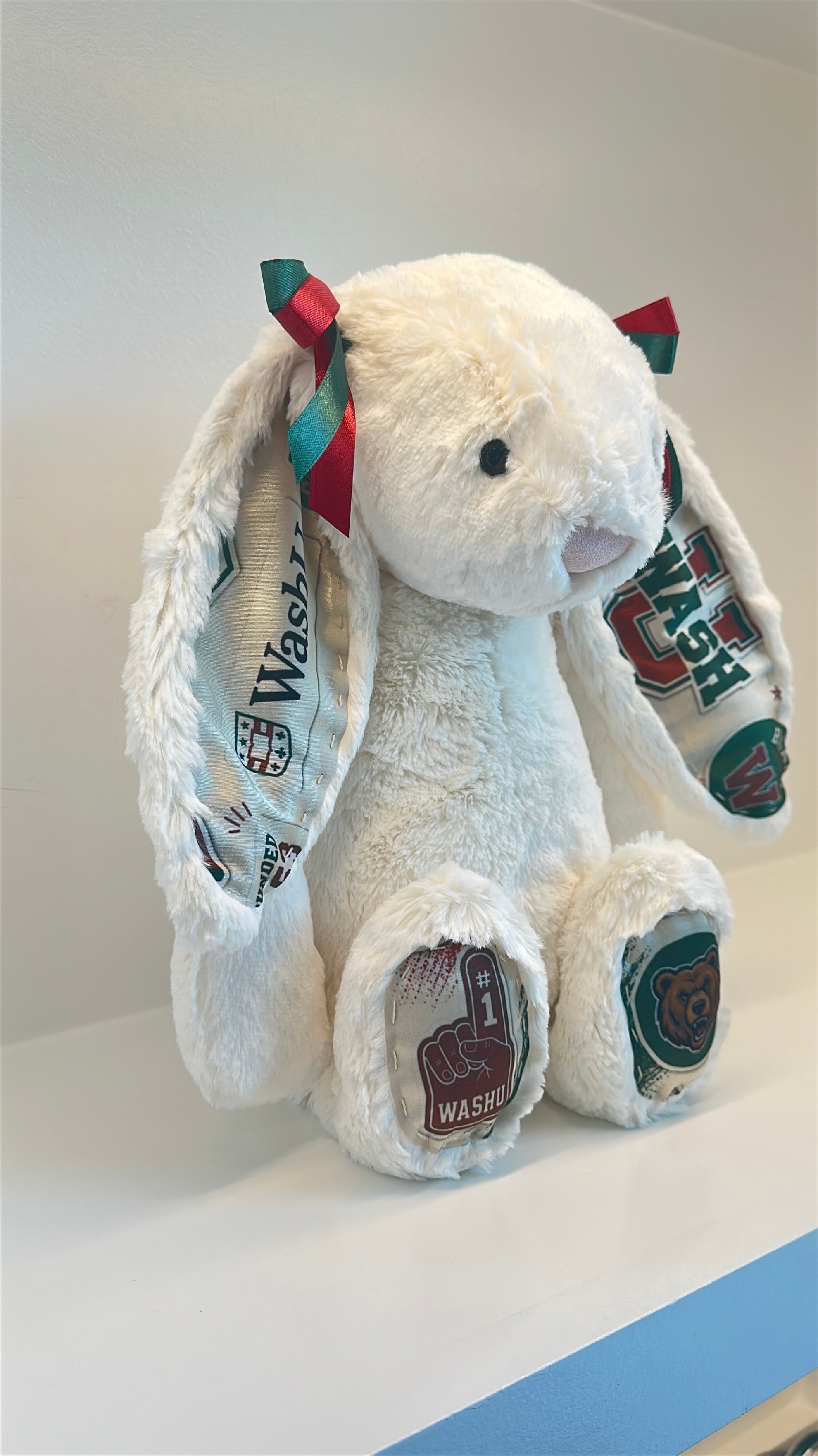 Washington University (WashU) Fully Custom Jellycat Bunny