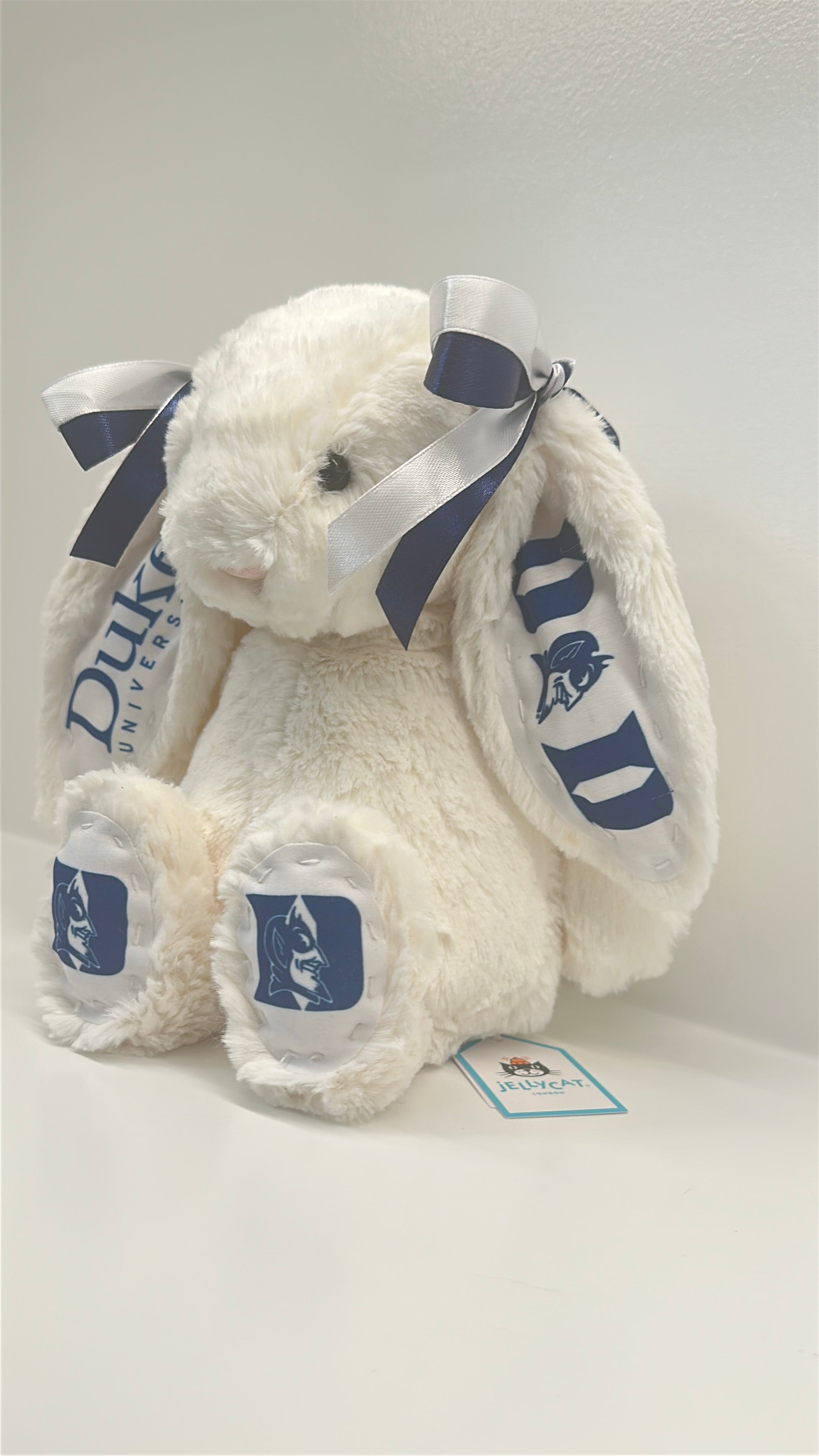 Duke University Custom College Jellycat Bashful Bunny
