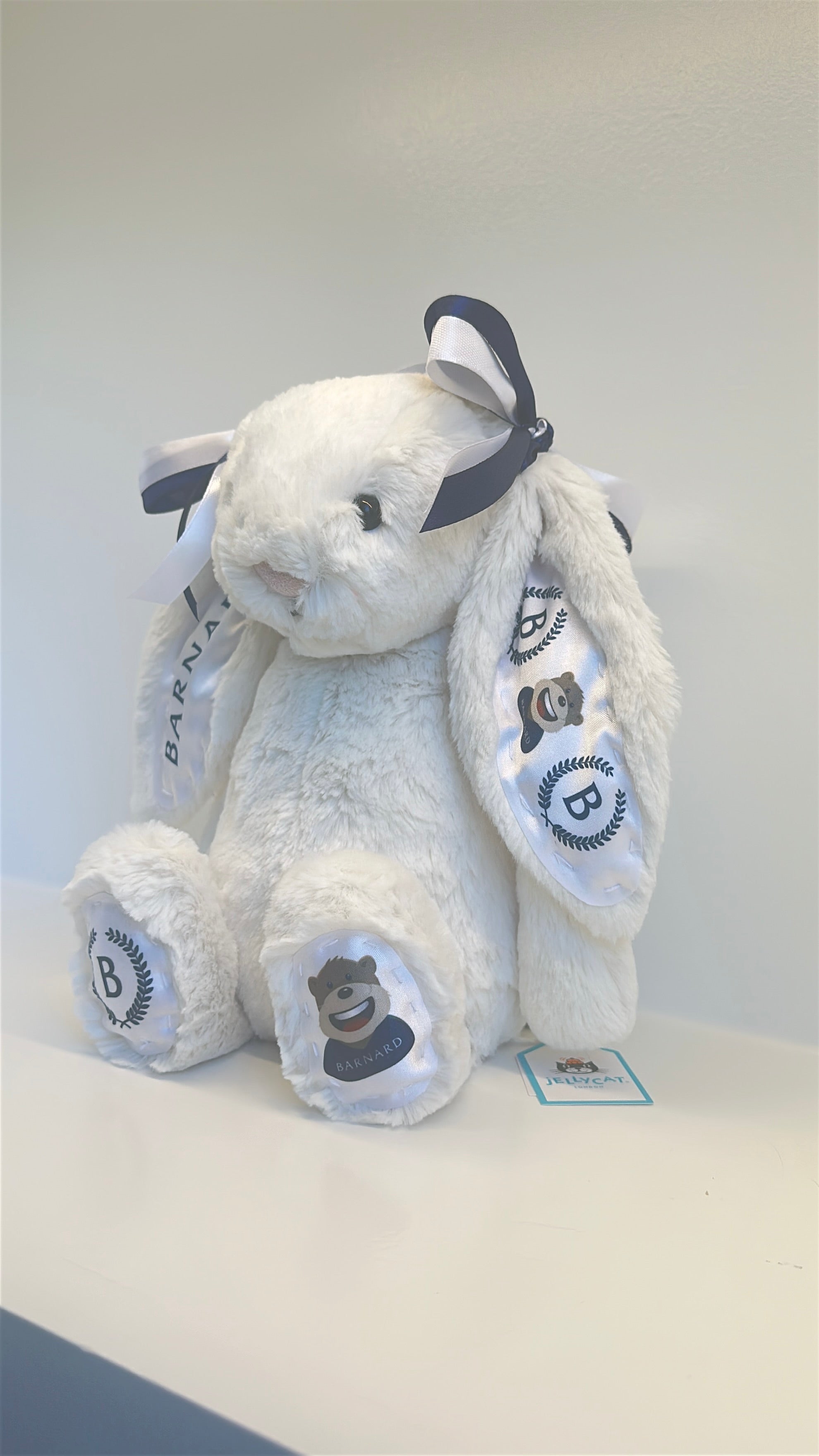 Barnard Custom College Jellycat Bashful Bunny