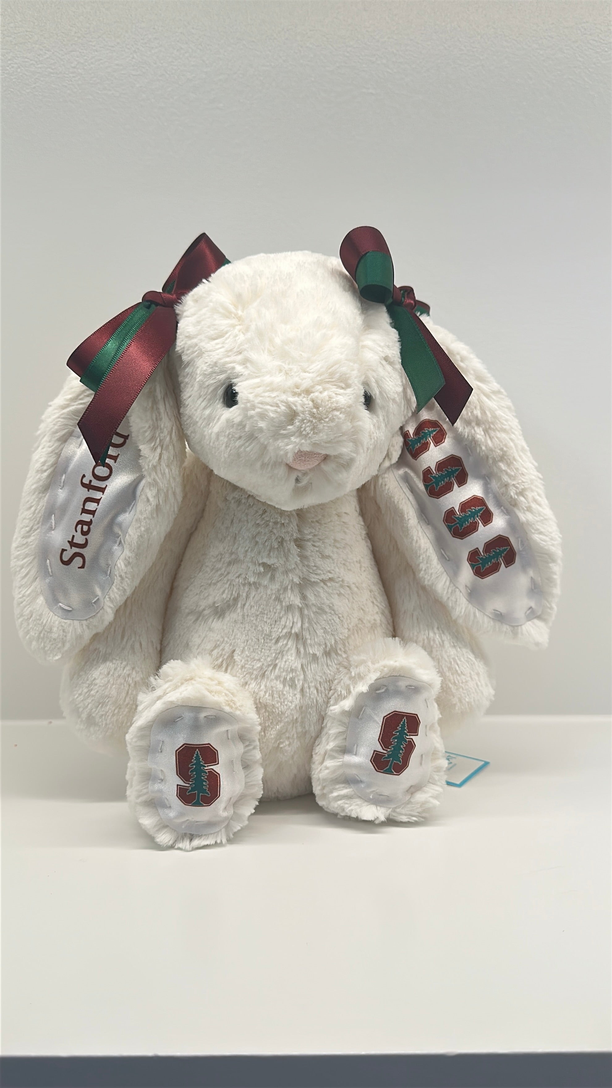 Stanford University Custom College Jellycat Bashful Bunny