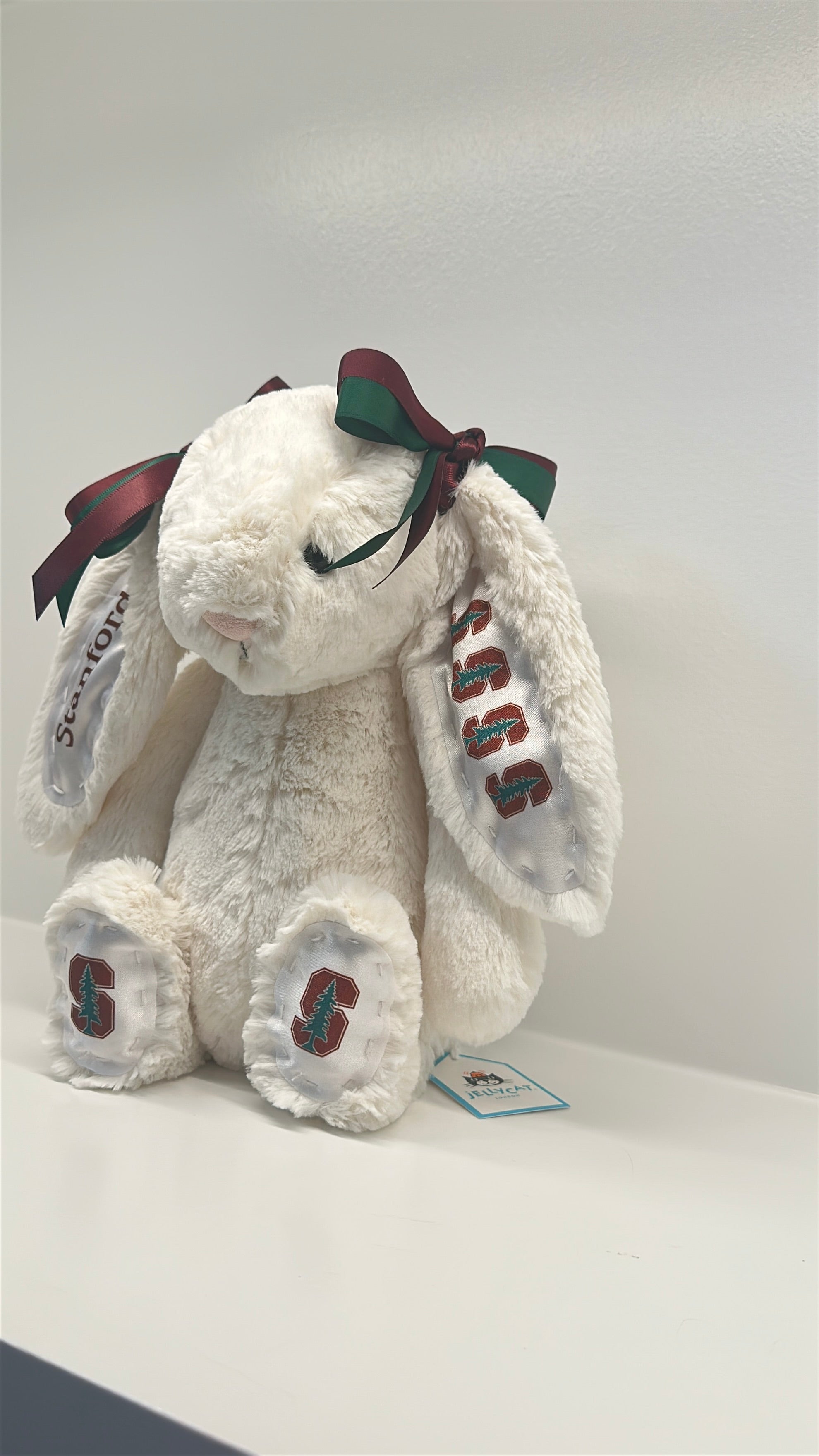 Stanford University Custom College Jellycat Bashful Bunny