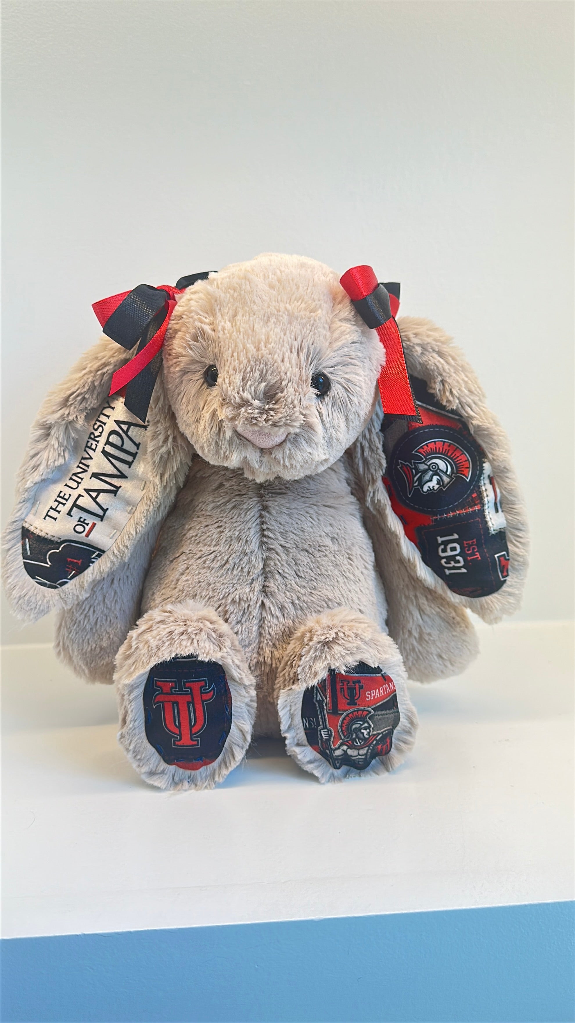 University of Tampa Custom College Jellycat Bunny