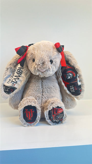 University of Tampa Custom College Jellycat Bunny