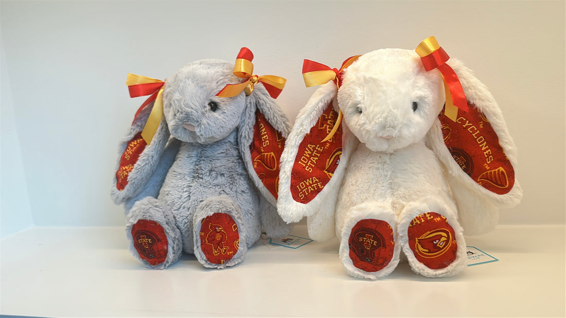Iowa State Custom College Jellycat Bashful Bunny