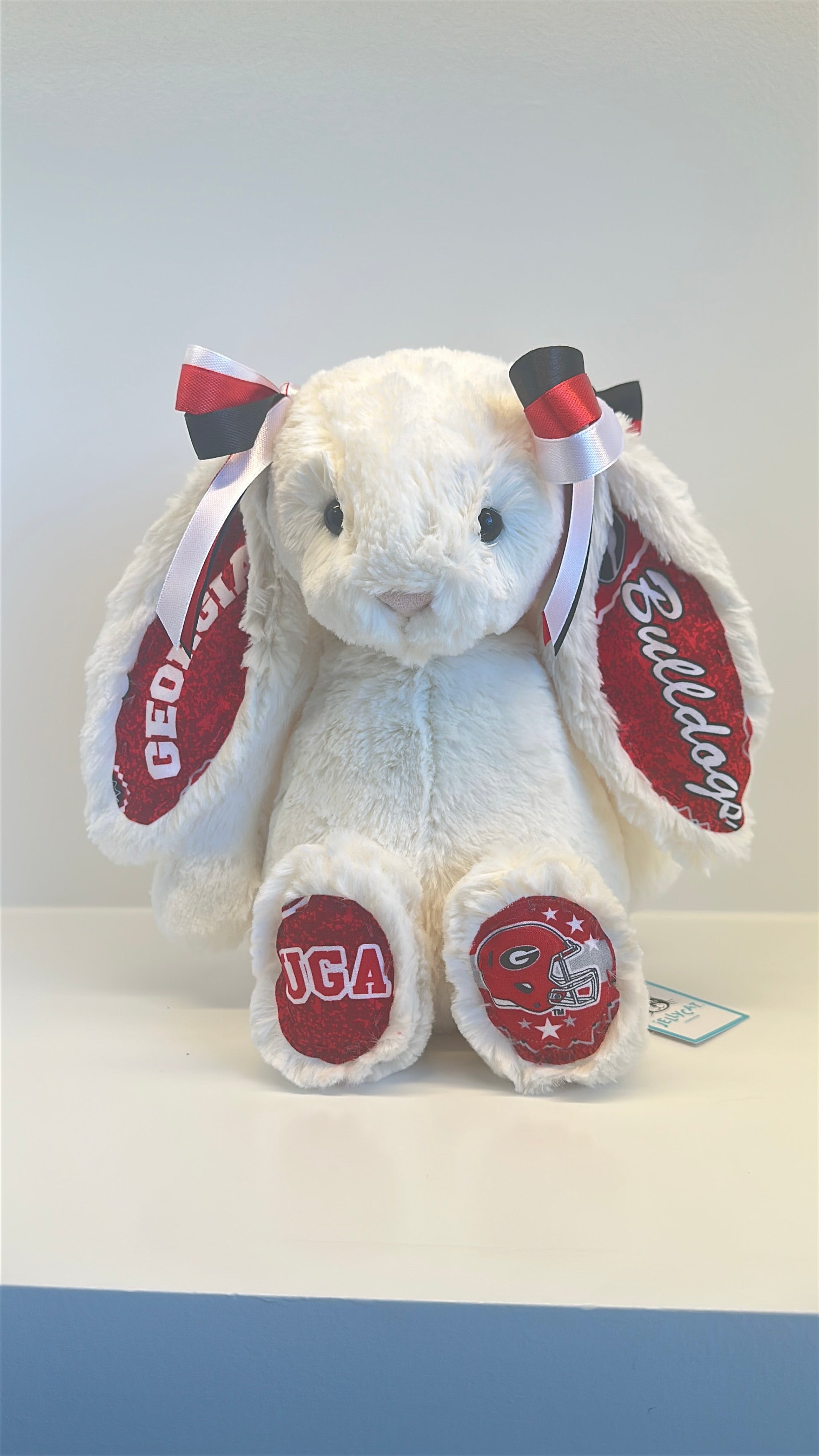 University of Georgia Custom College Jellycat Bashful Bunny