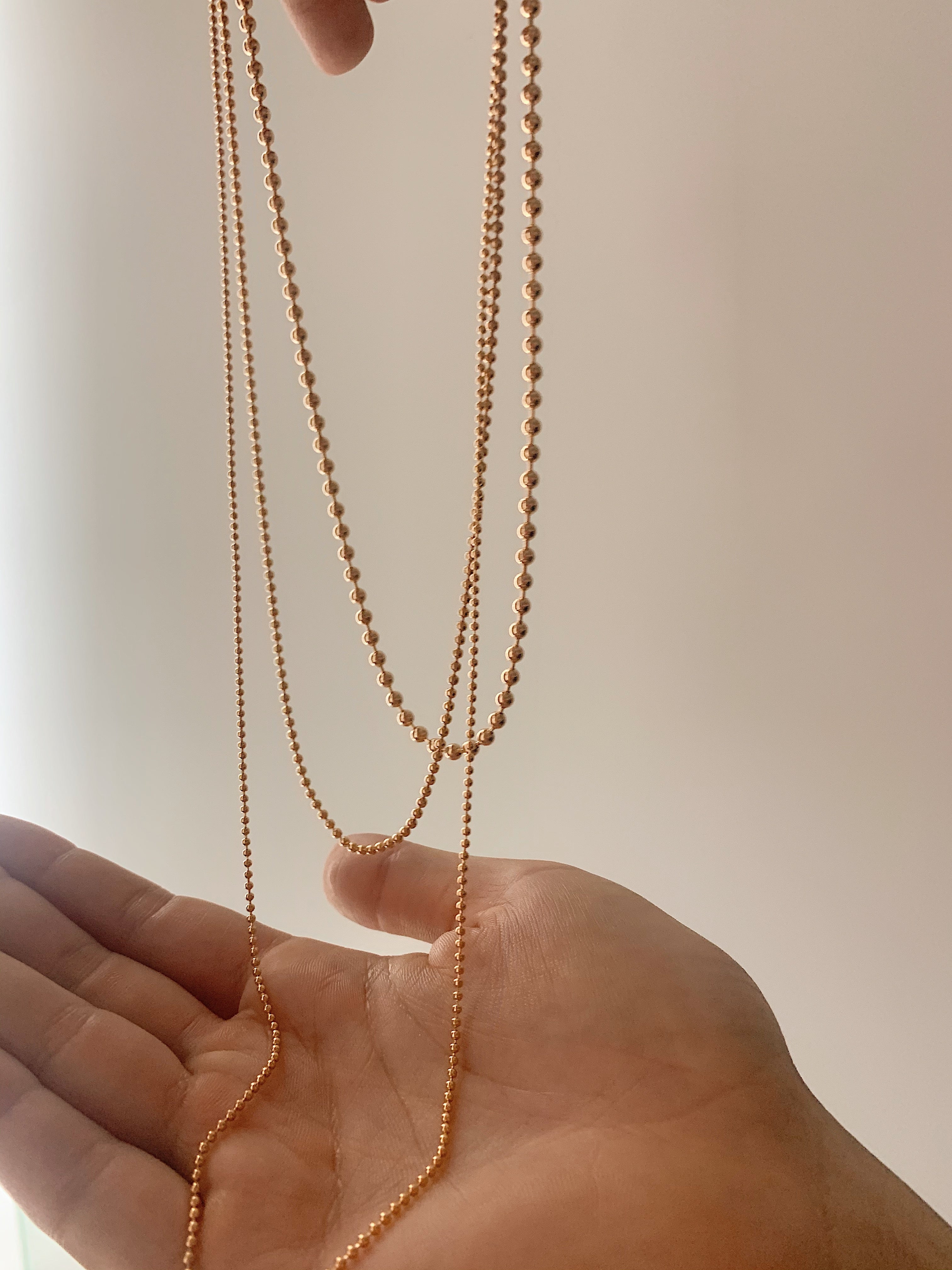 Military Chain Necklace Set
