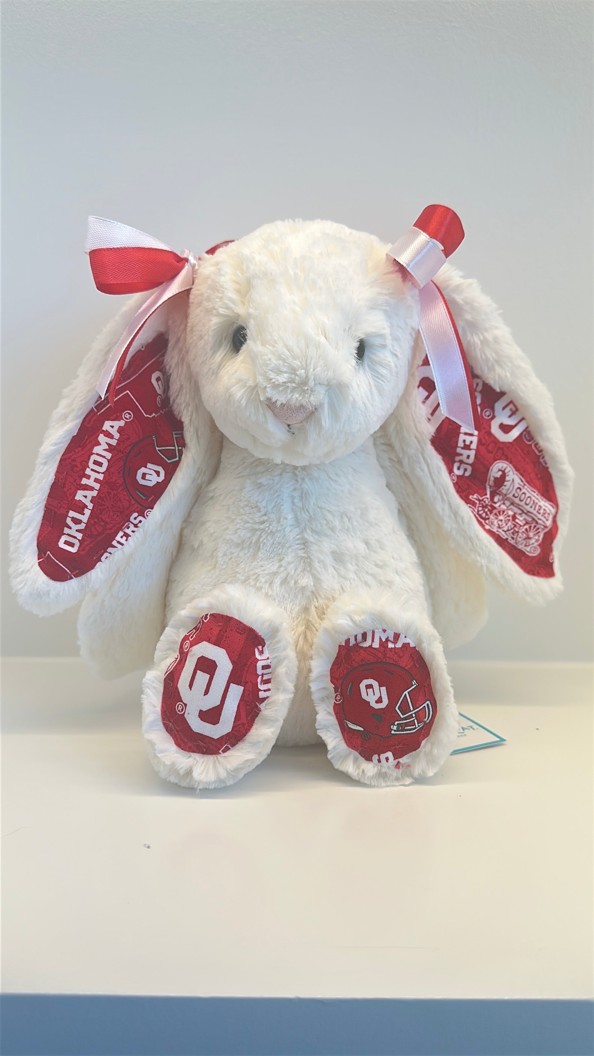 Oklahoma University Custom College Jellycat Bashful Bunny