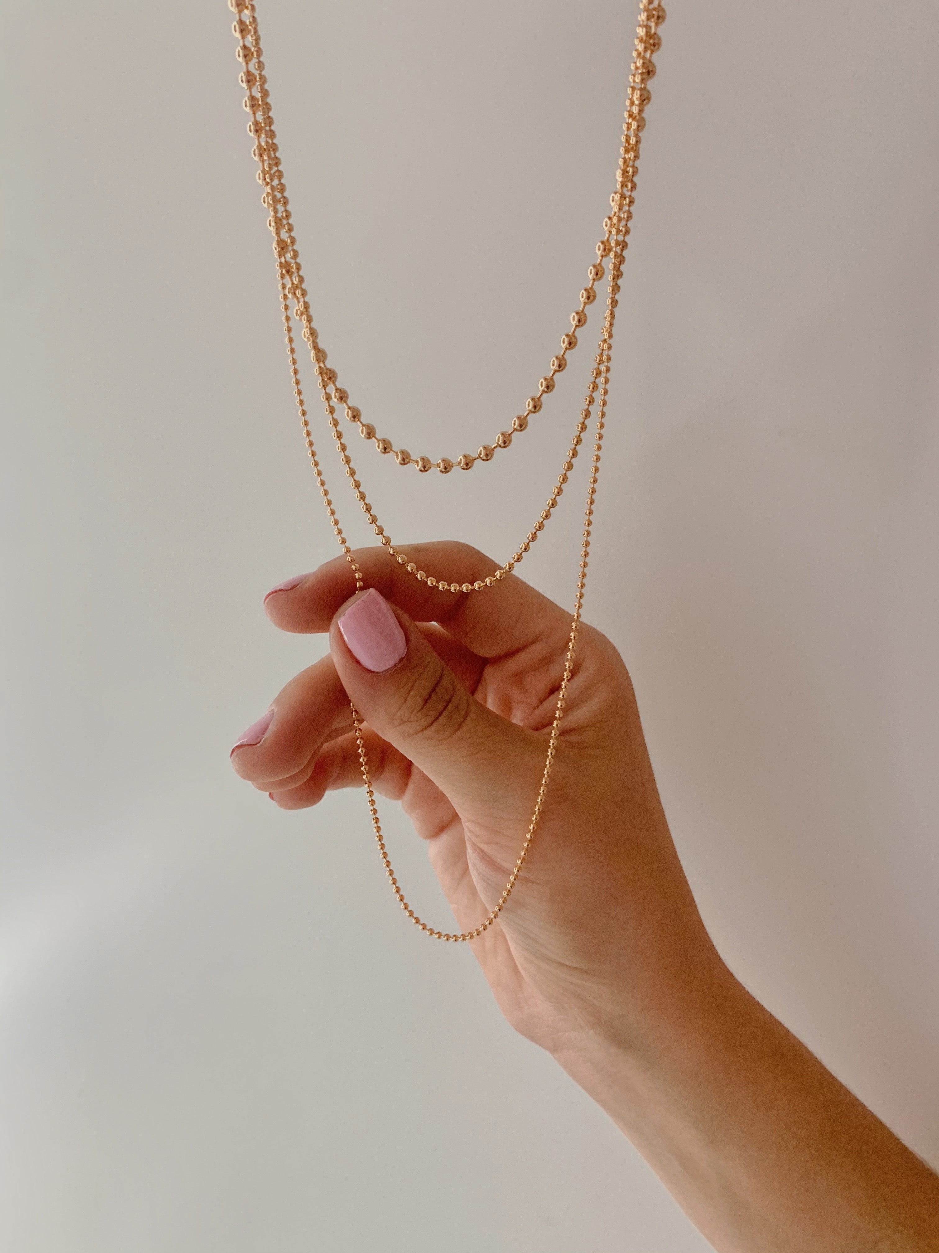 Military Chain Necklace Set