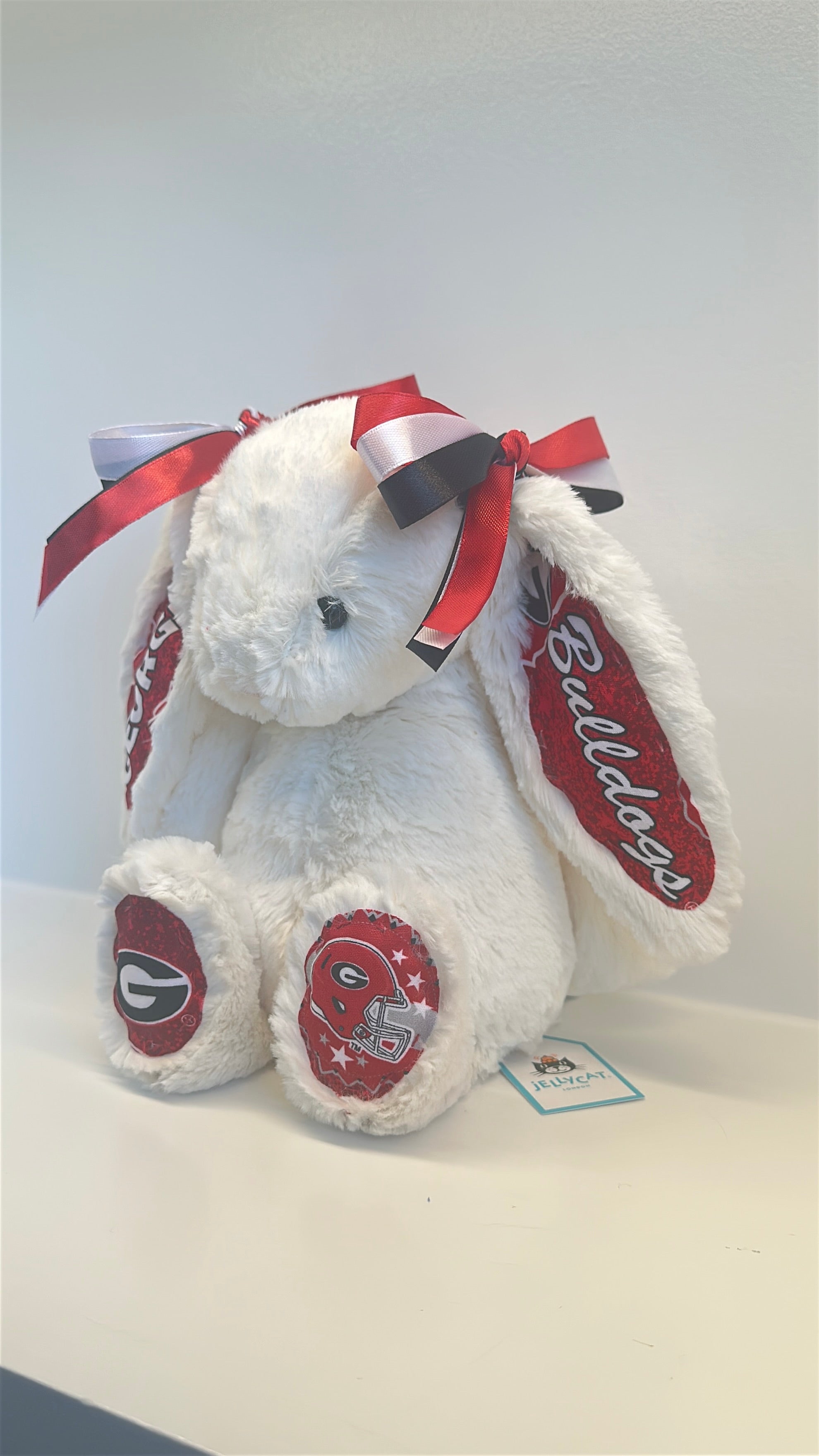 University of Georgia Custom College Jellycat Bashful Bunny