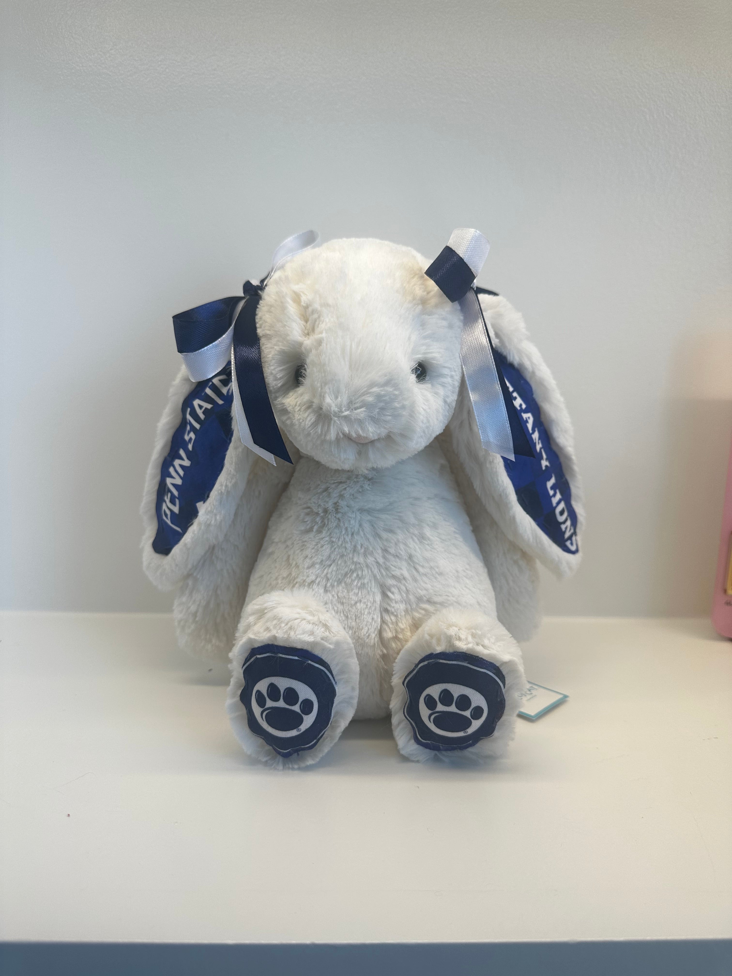 Penn State University Custom College Jellycat Bashful Bunny
