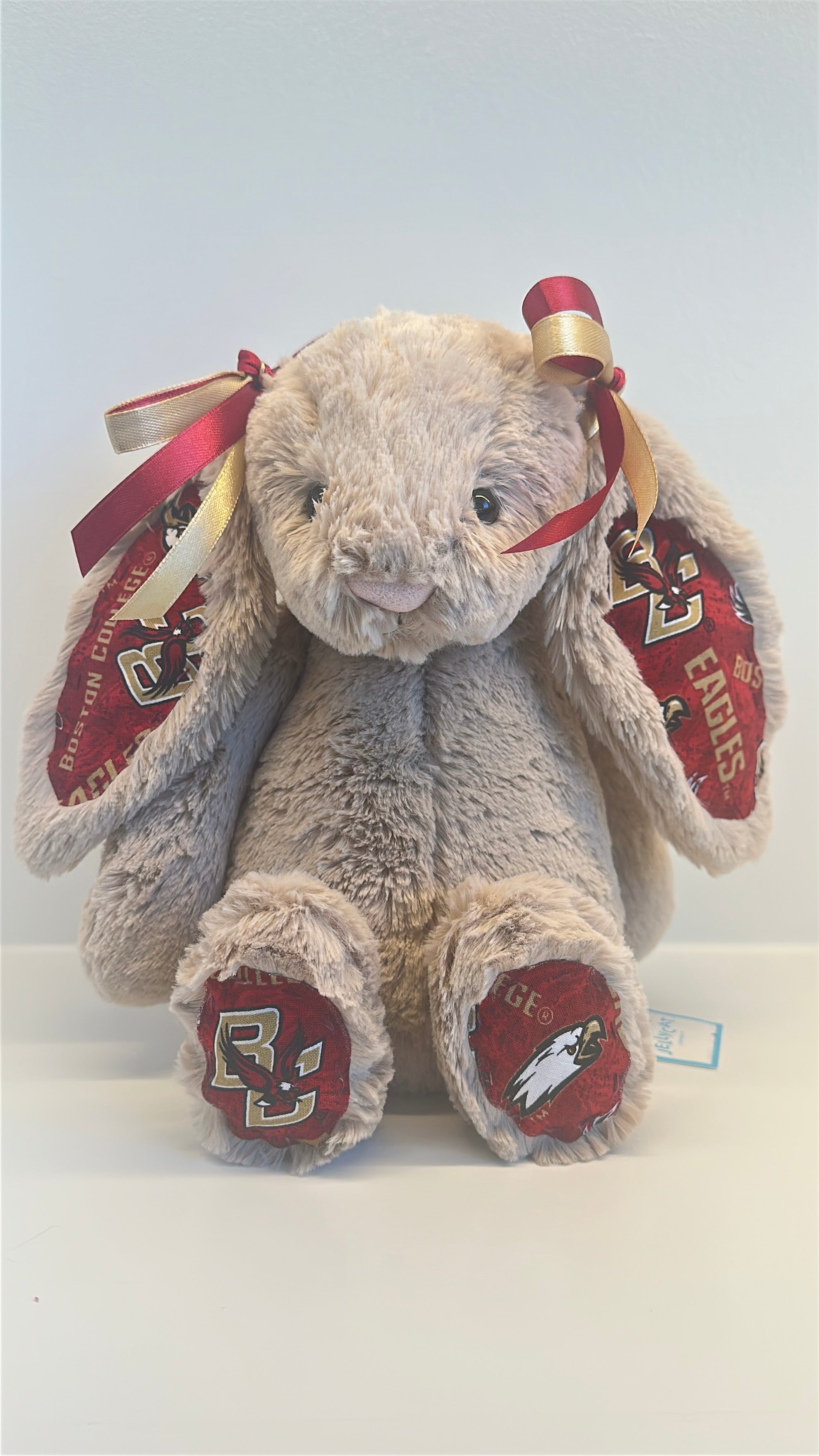 Boston College Custom College Jellycat Bashful Bunny