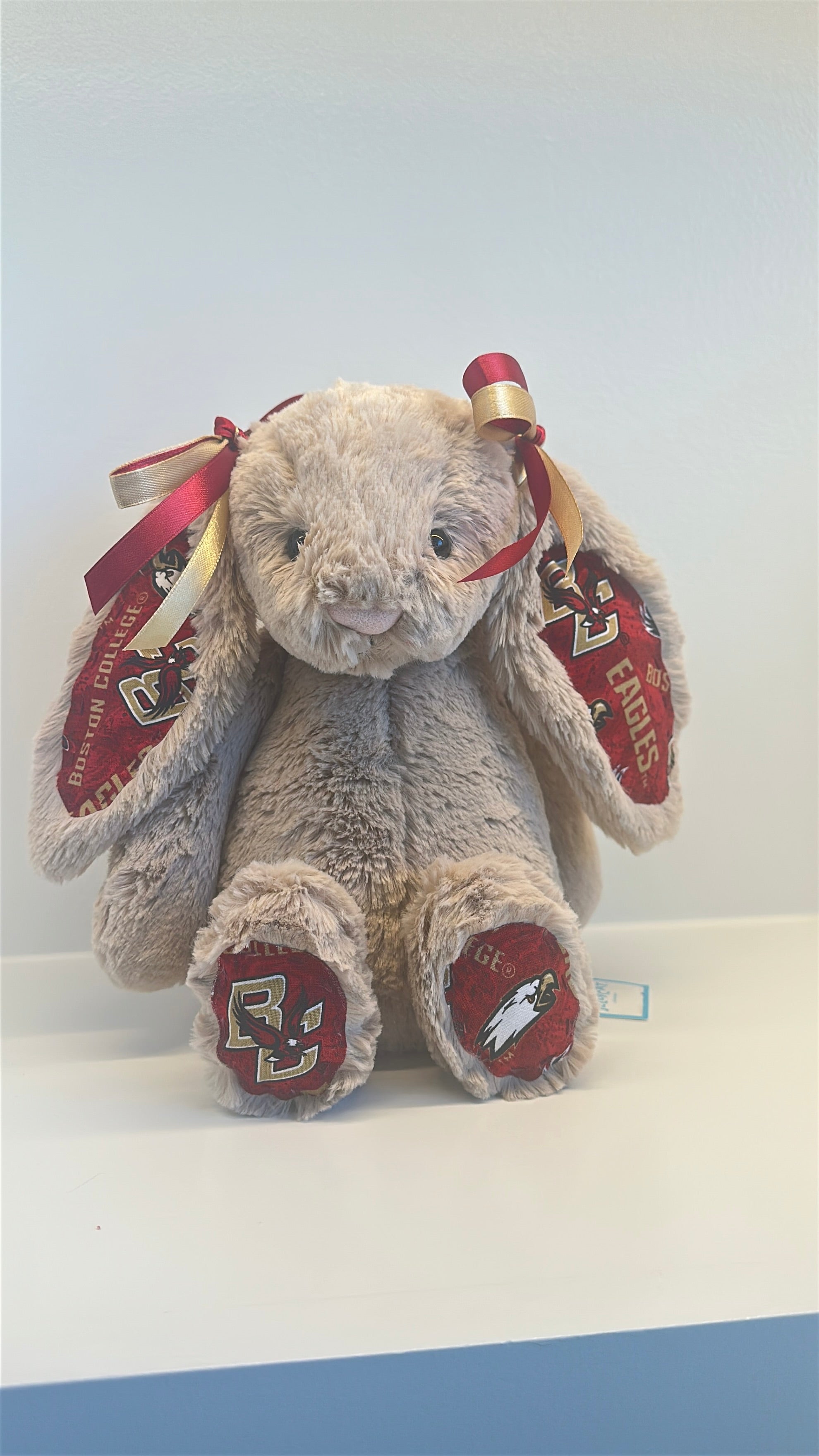 Boston College Custom College Jellycat Bashful Bunny