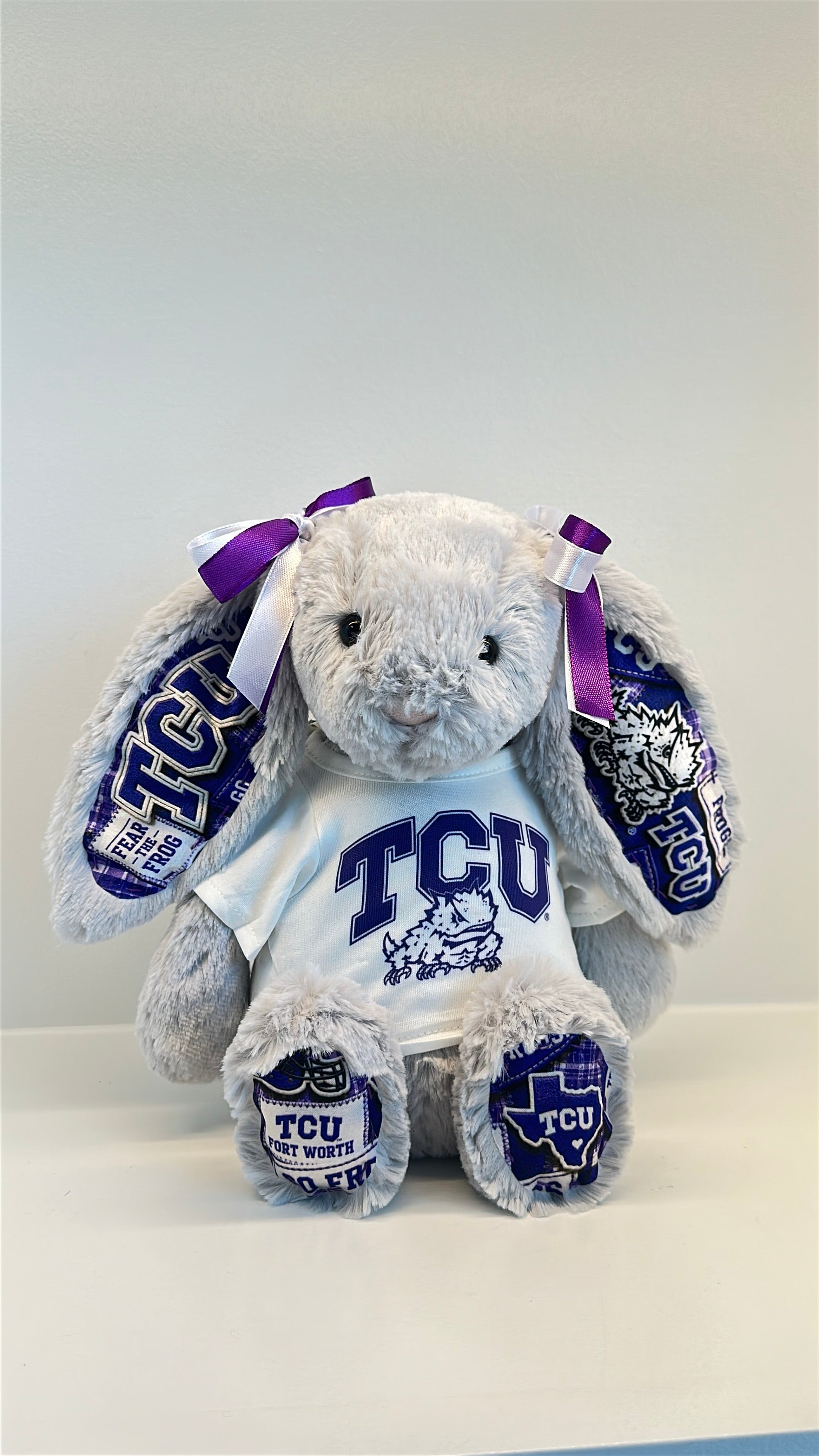 Texas Christian University (TCU)  Fully Custom College Jellycat Bunny