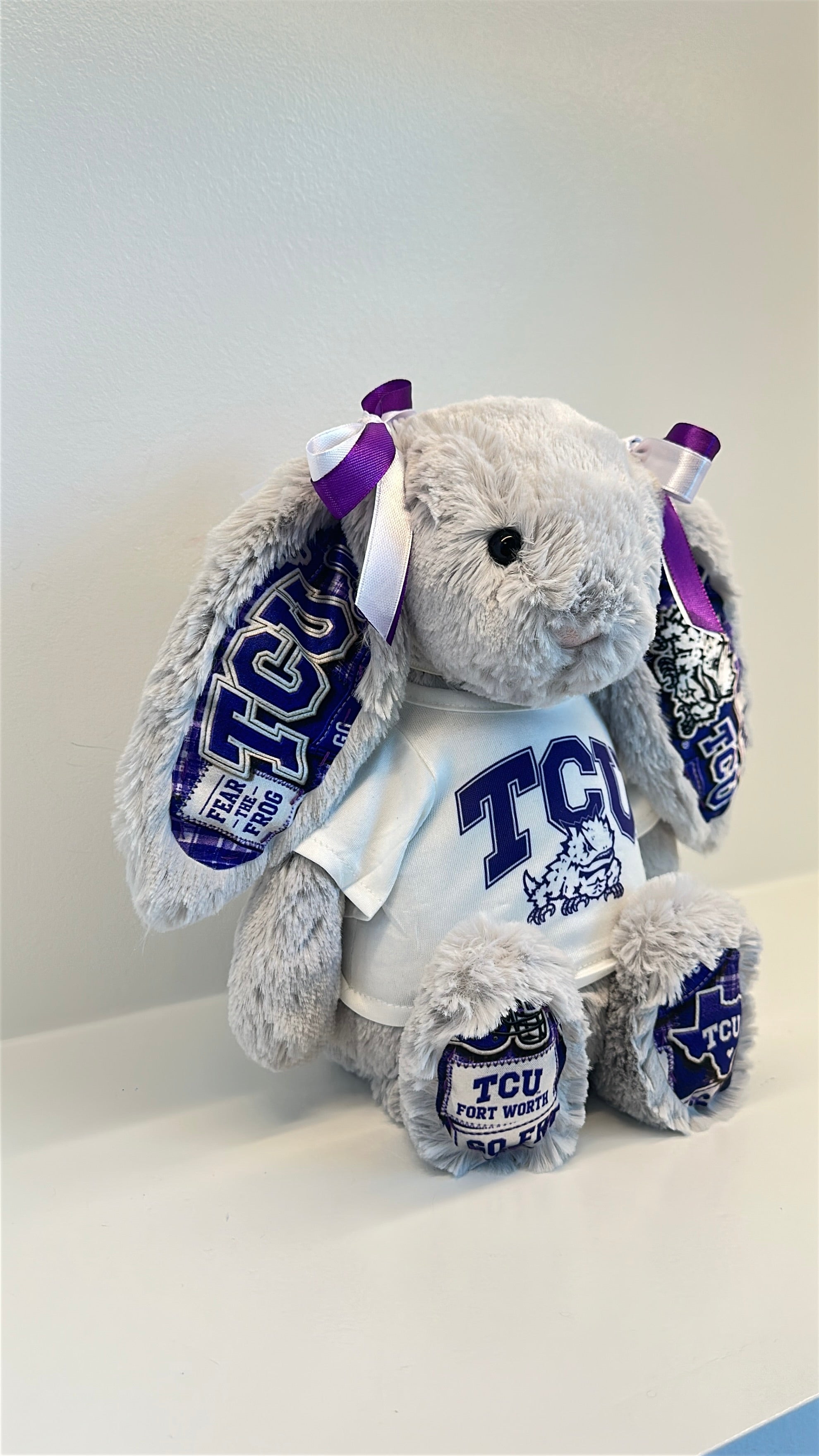 Texas Christian University (TCU)  Fully Custom College Jellycat Bunny