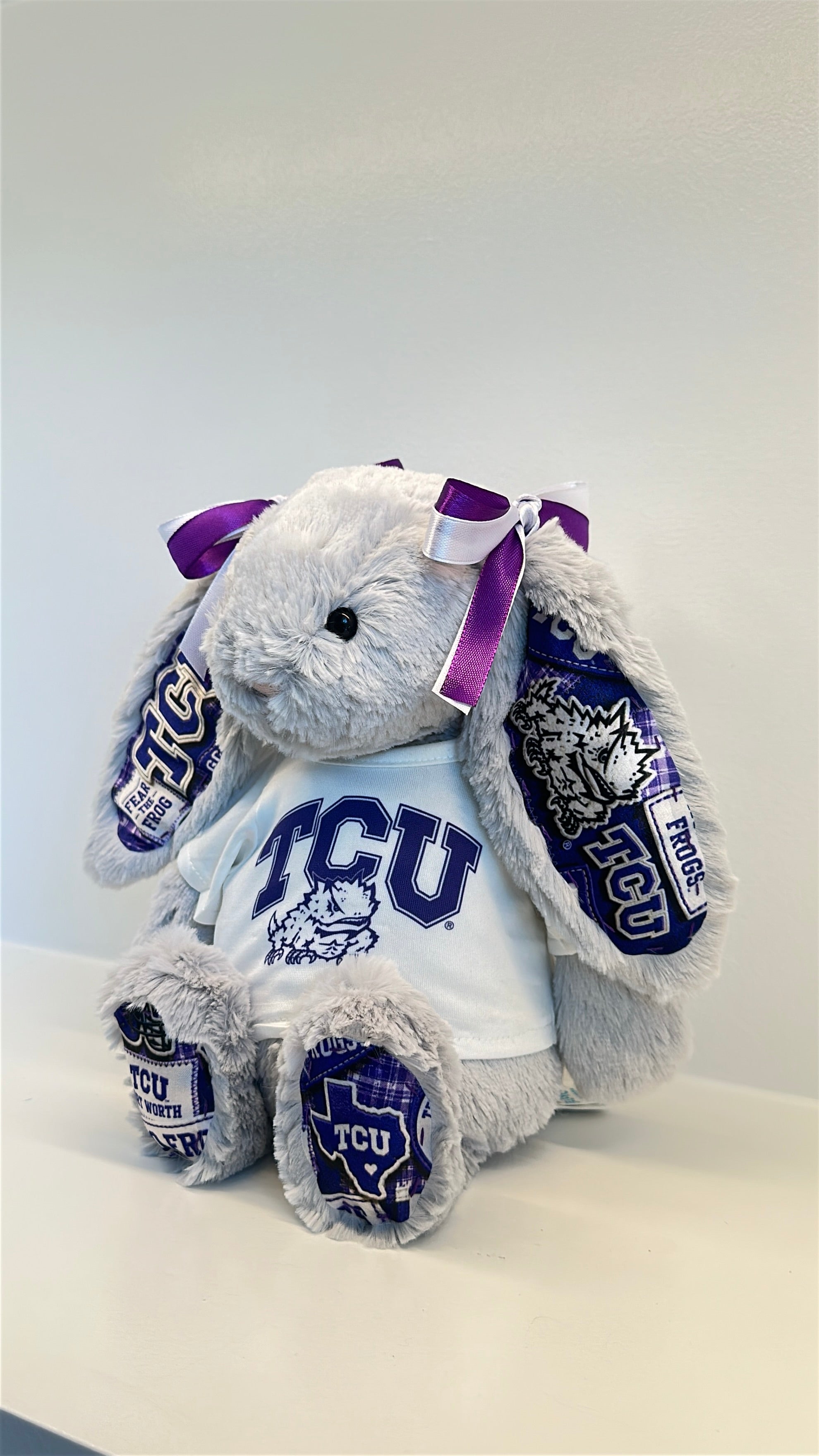 Texas Christian University (TCU)  Fully Custom College Jellycat Bunny