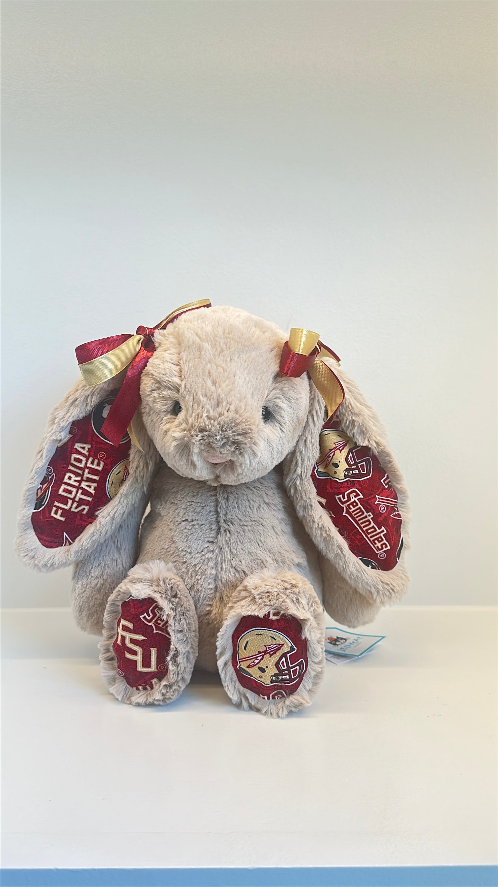 Florida State University Custom College Jellycat Bashful Bunny
