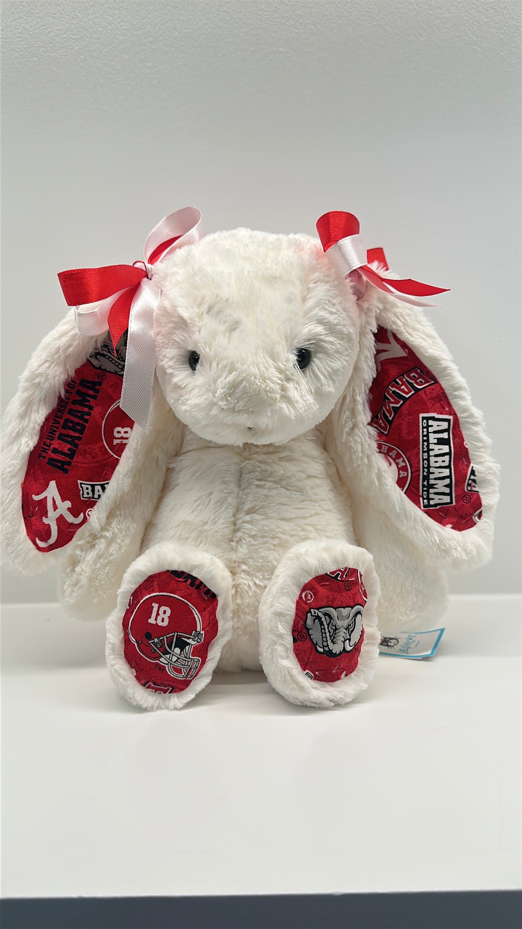 University of Alabama Custom College Jellycat Bashful Bunny