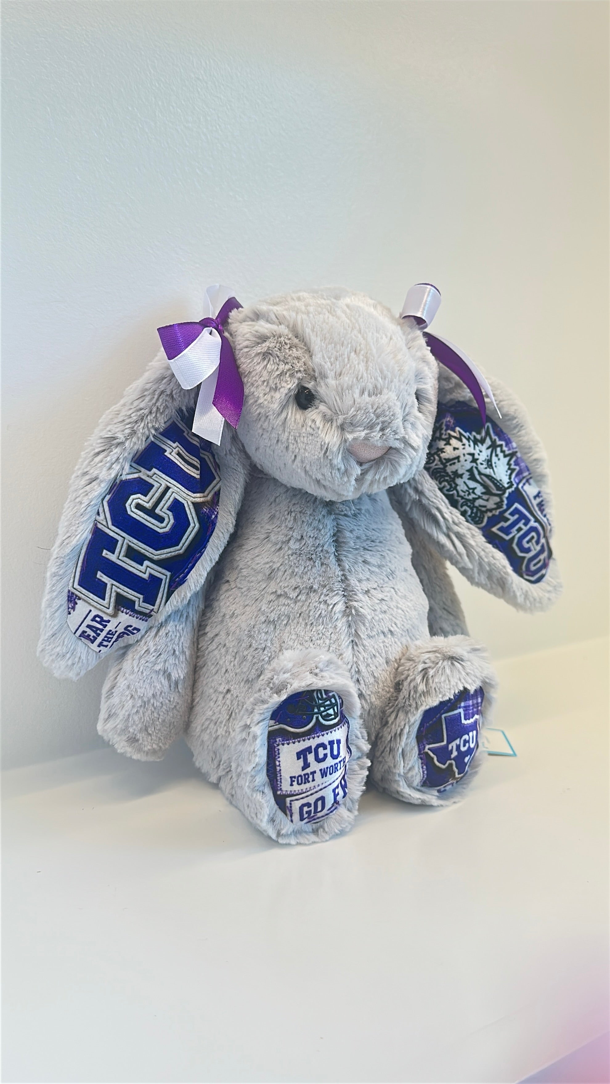 Texas Christian University (TCU)  Fully Custom College Jellycat Bunny