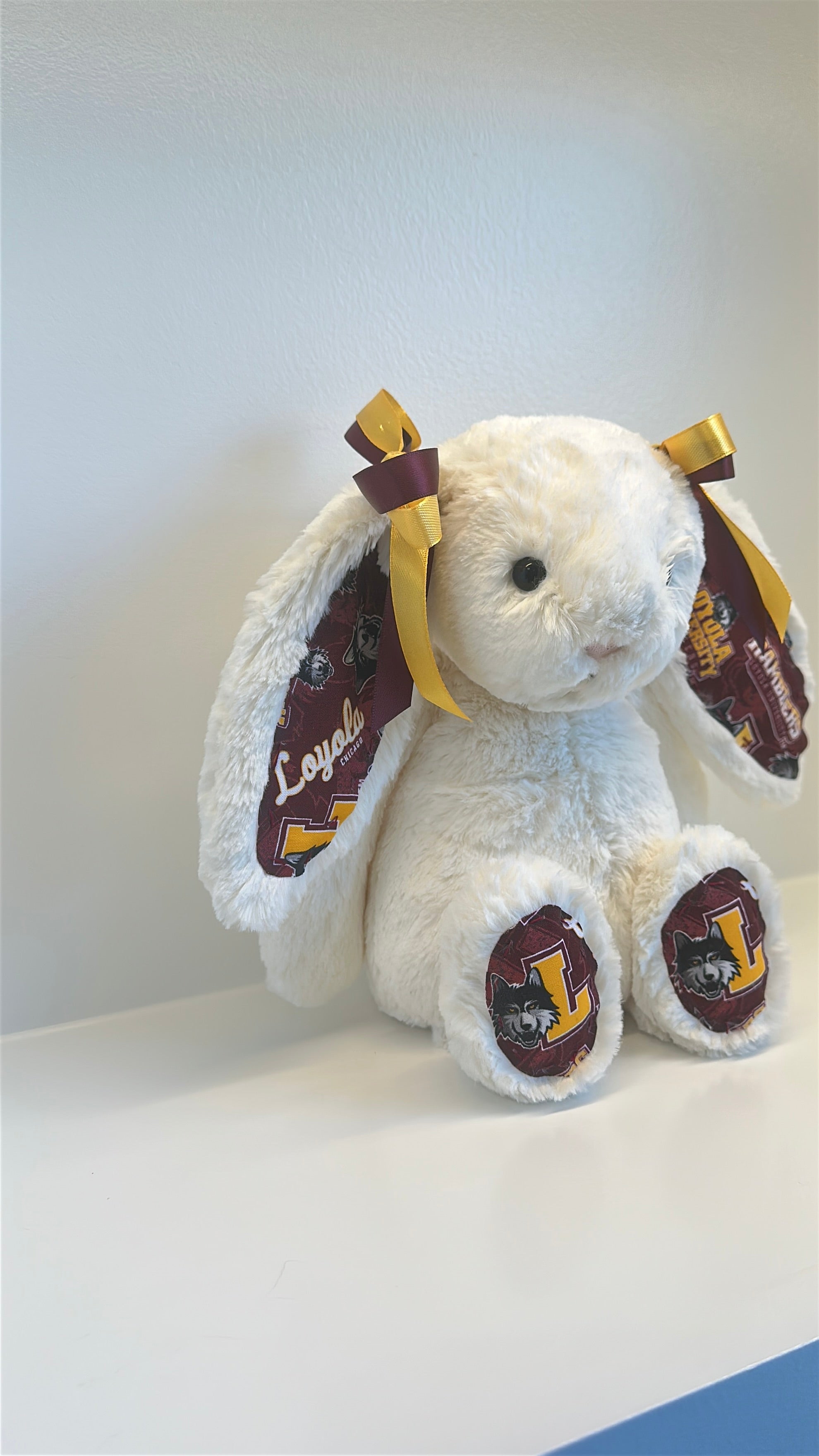 Loyola University Custom College Jellycat Bashful Bunny