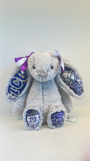 Texas Christian University (TCU)  Fully Custom College Jellycat Bunny
