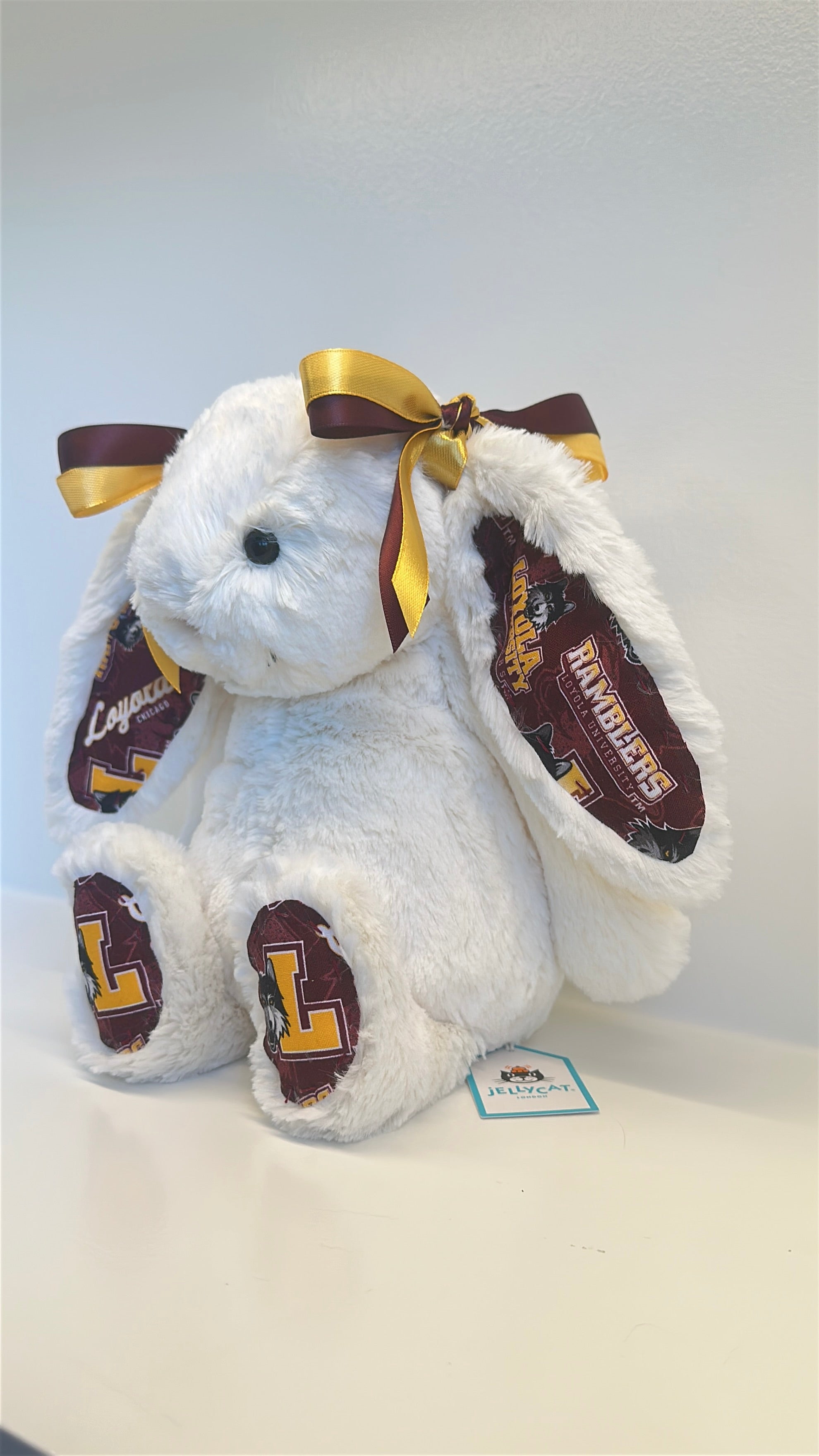 Loyola University Custom College Jellycat Bashful Bunny