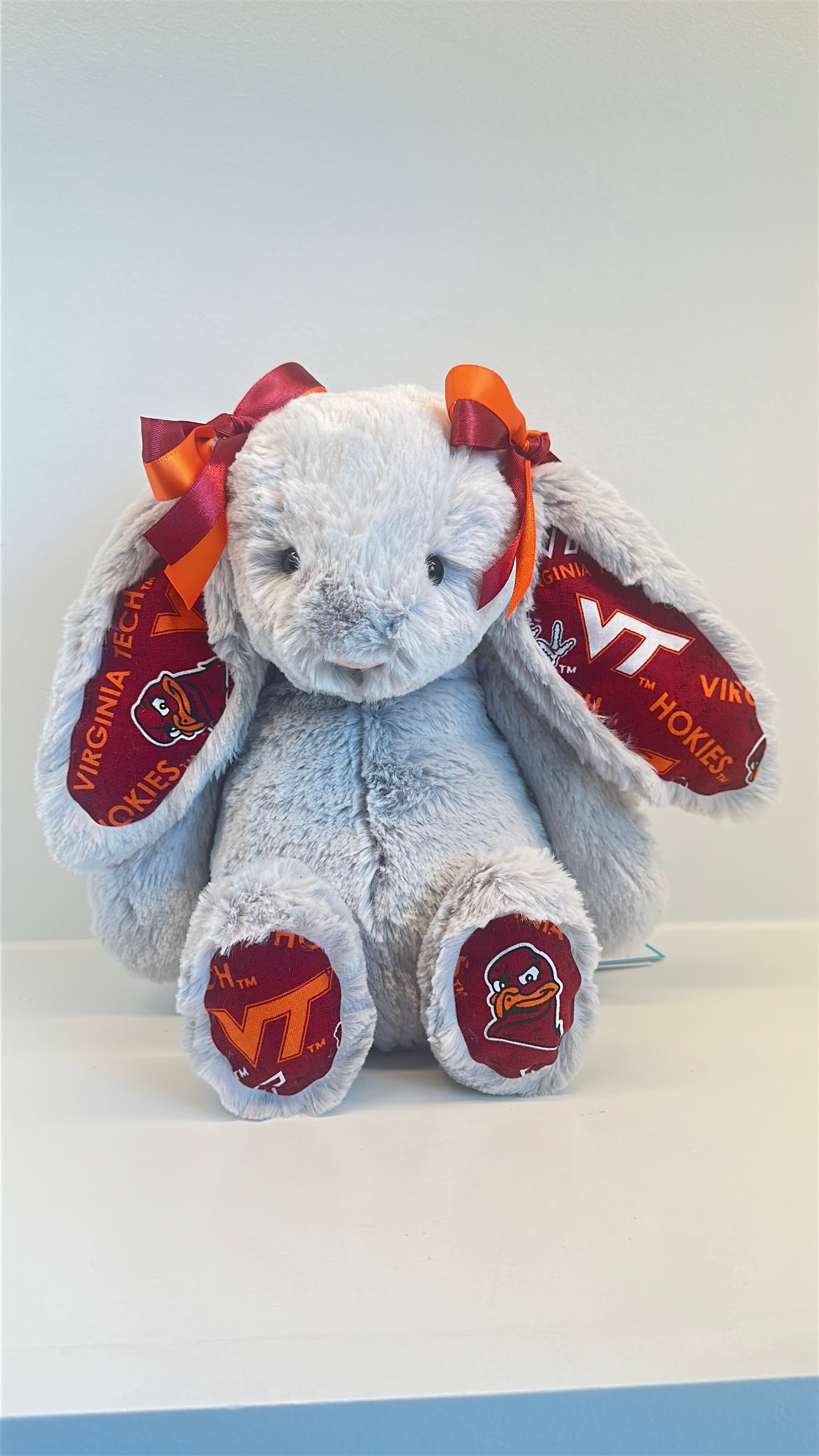 Virginia Polytechnic Institute and State University (Virginia Tech) College Jellycat Bunny