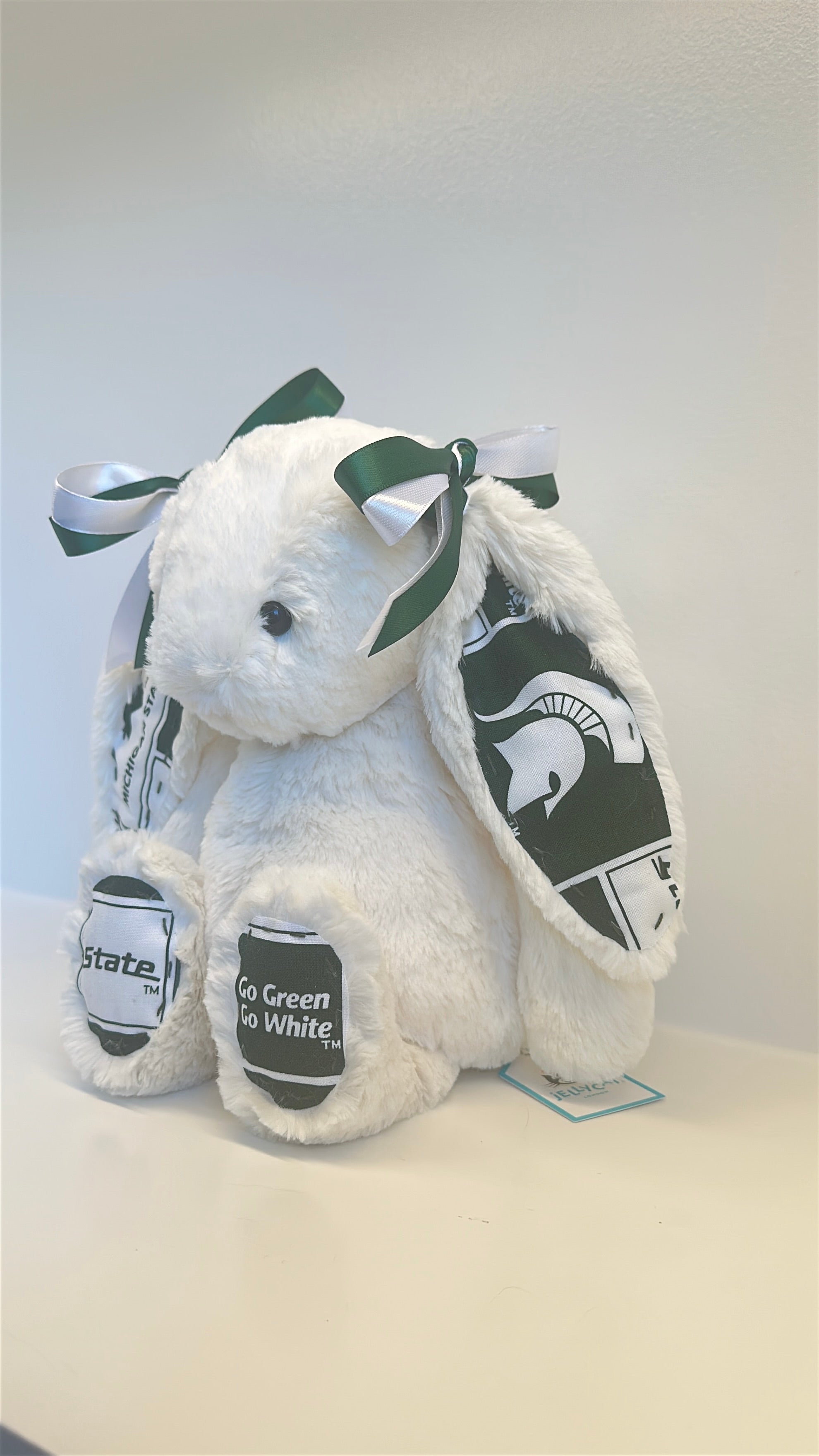 Michigan State University Custom College Jellycat Bashful Bunny