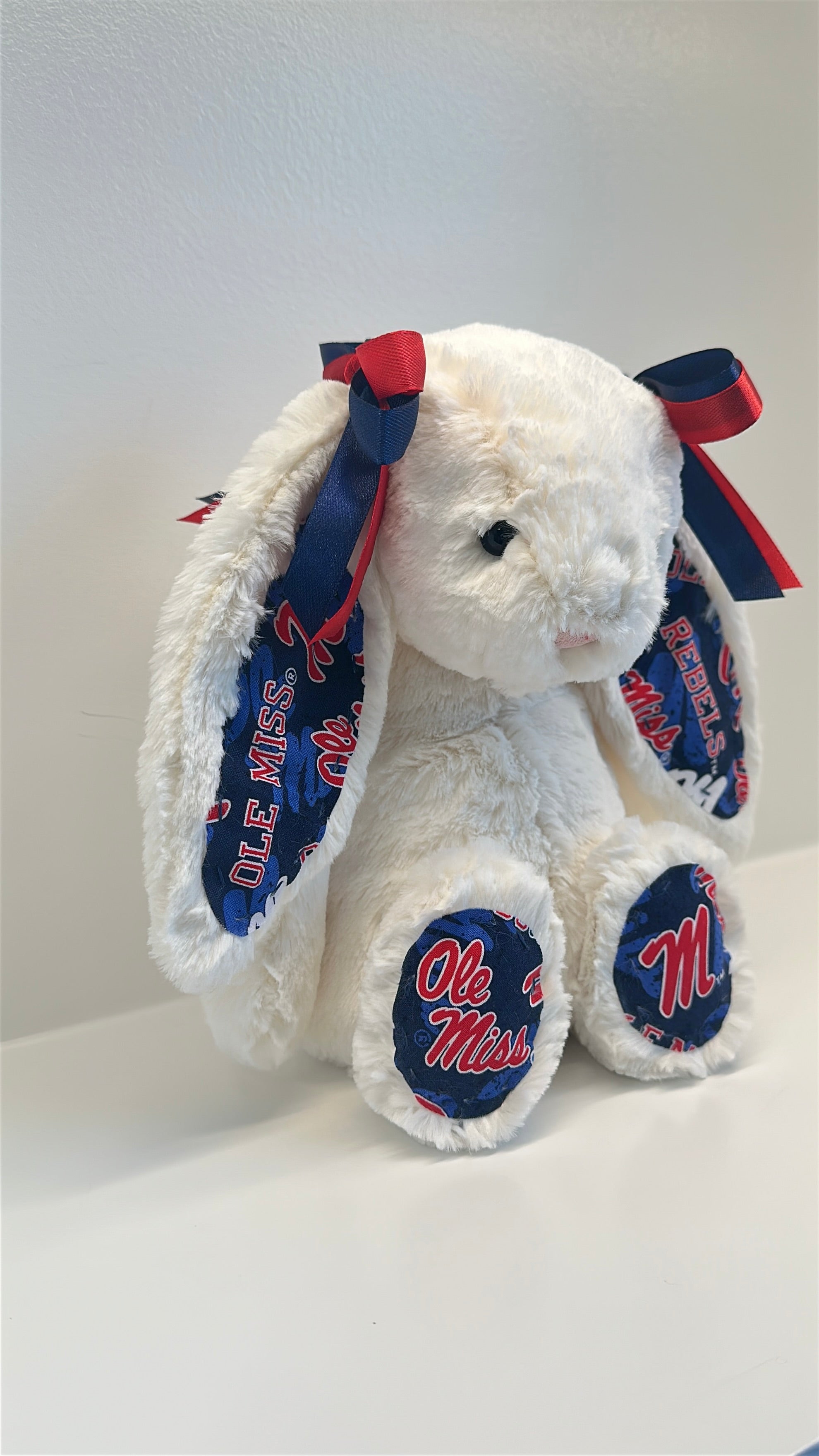 University of Mississippi (Ole Miss) Custom College Jellycat Bashful Bunny