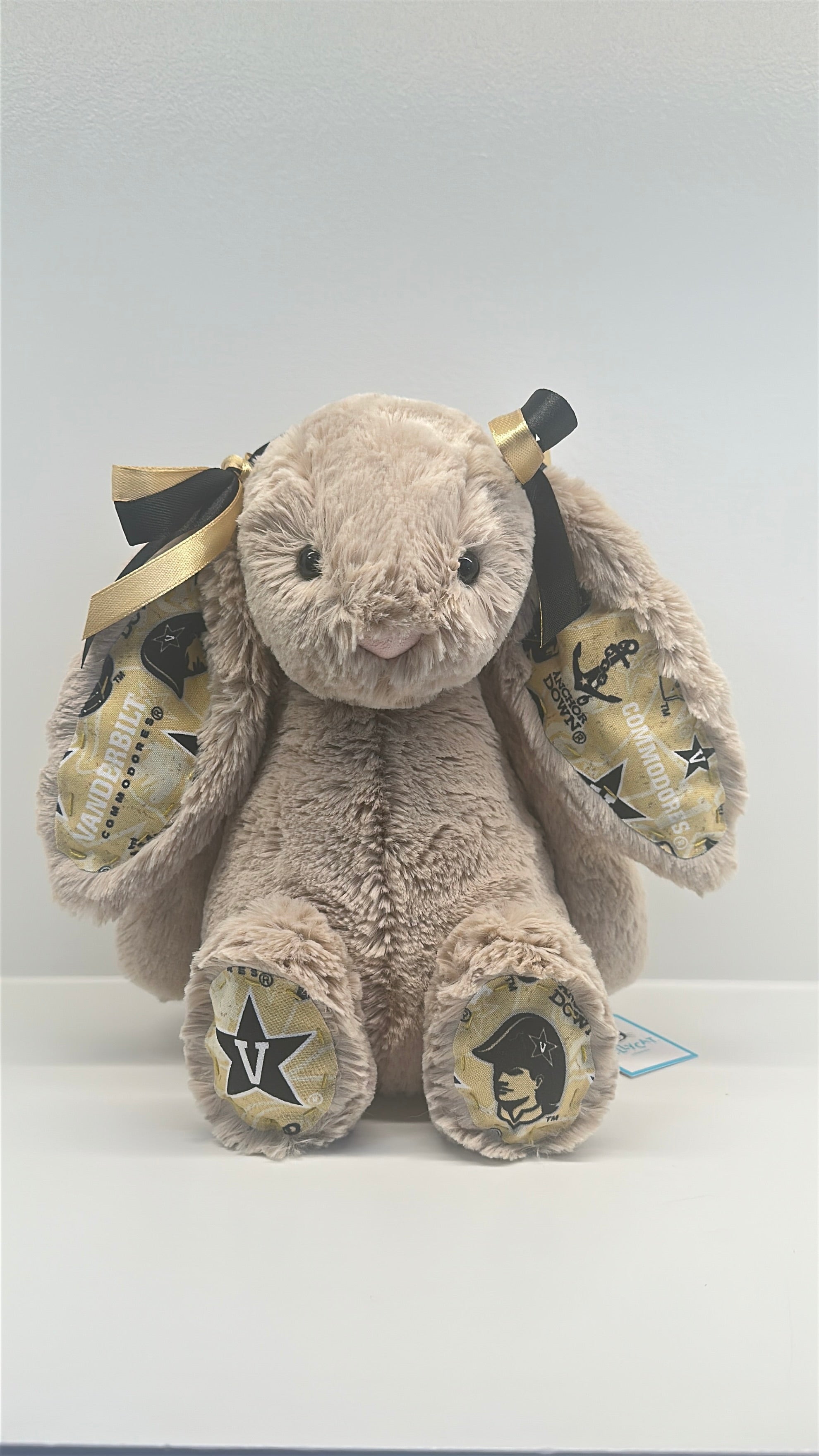 Vanderbilt University Custom College Jellycat Bashful Bunny