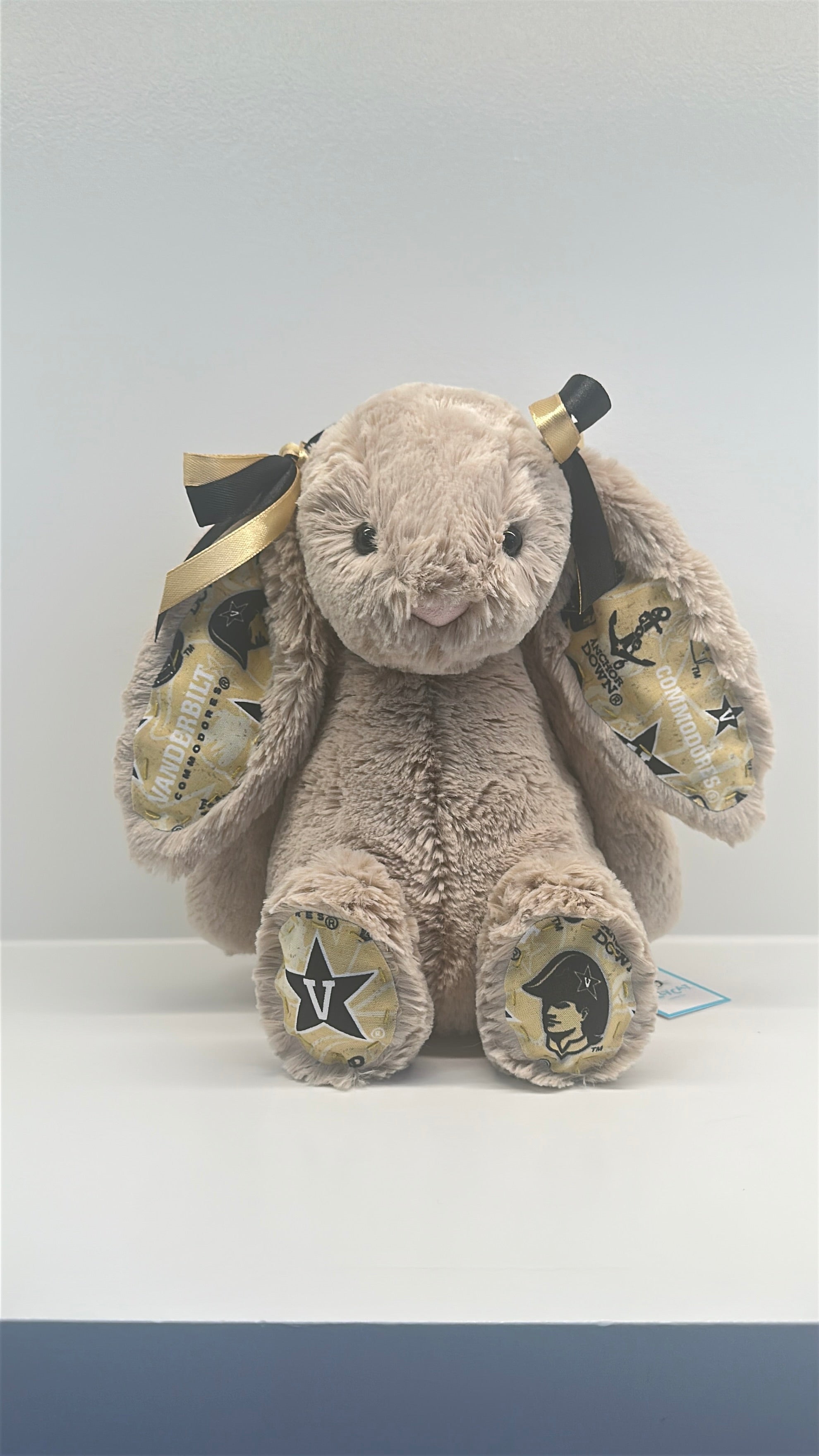 Vanderbilt University Custom College Jellycat Bashful Bunny