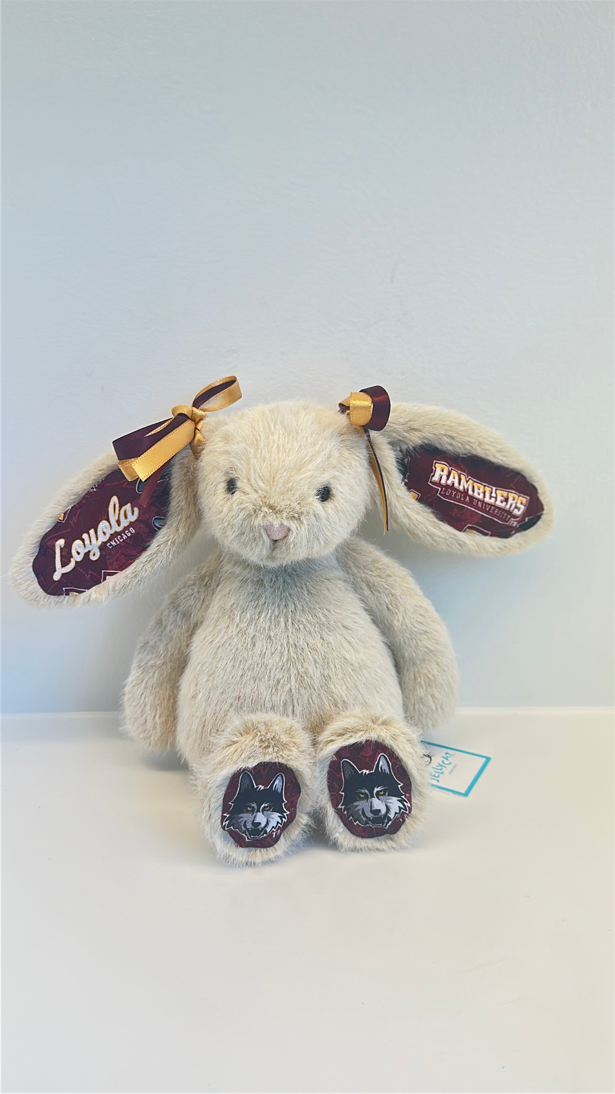 Loyola University (Chicago) Custom College Jellycat Bunny