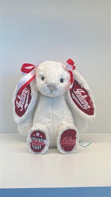 Indiana University Custom College Jellycat Bashful Bunny