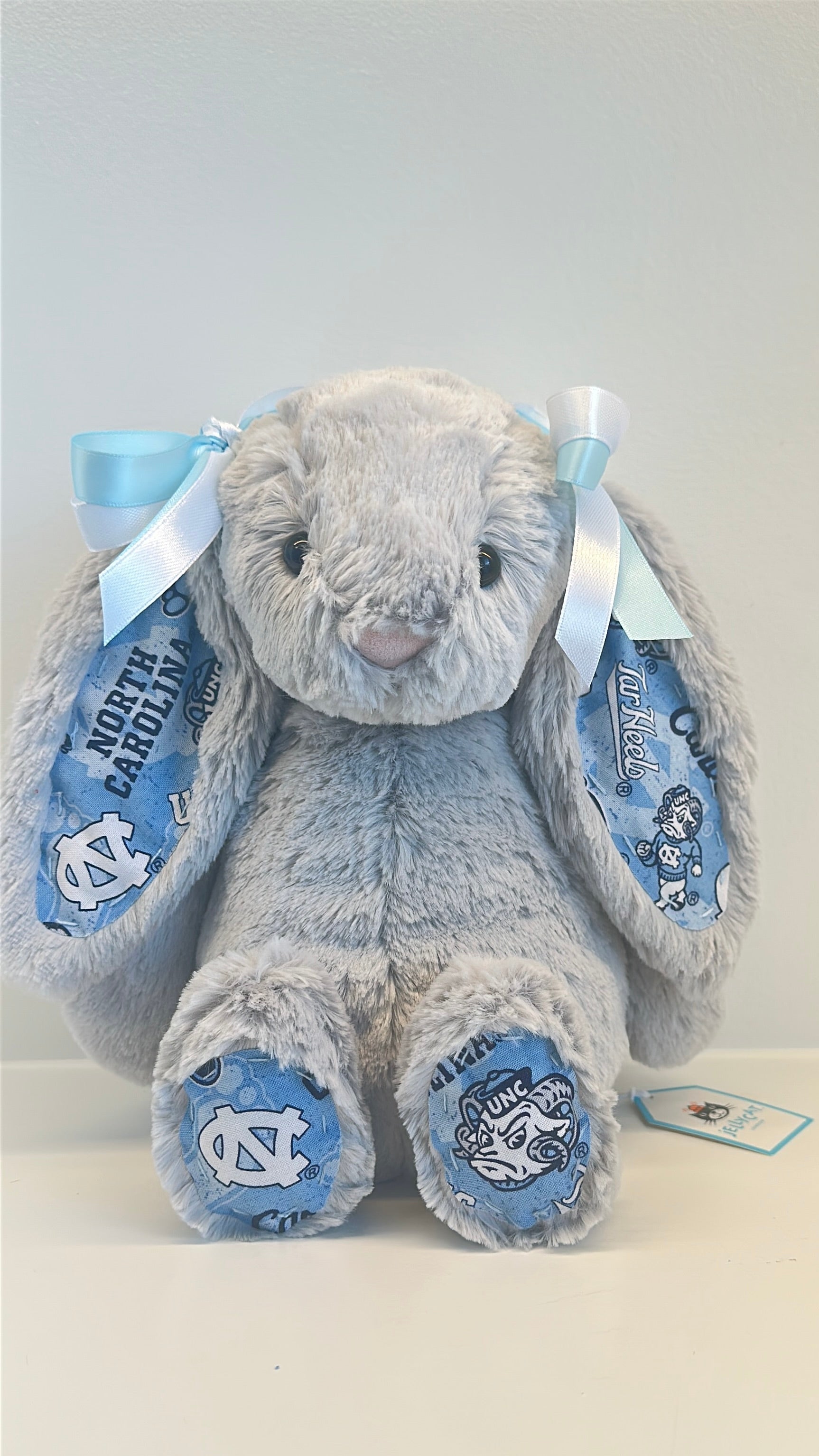 University of North Carolina - Chapel Hill Custom College Jellycat Bashful Bunny