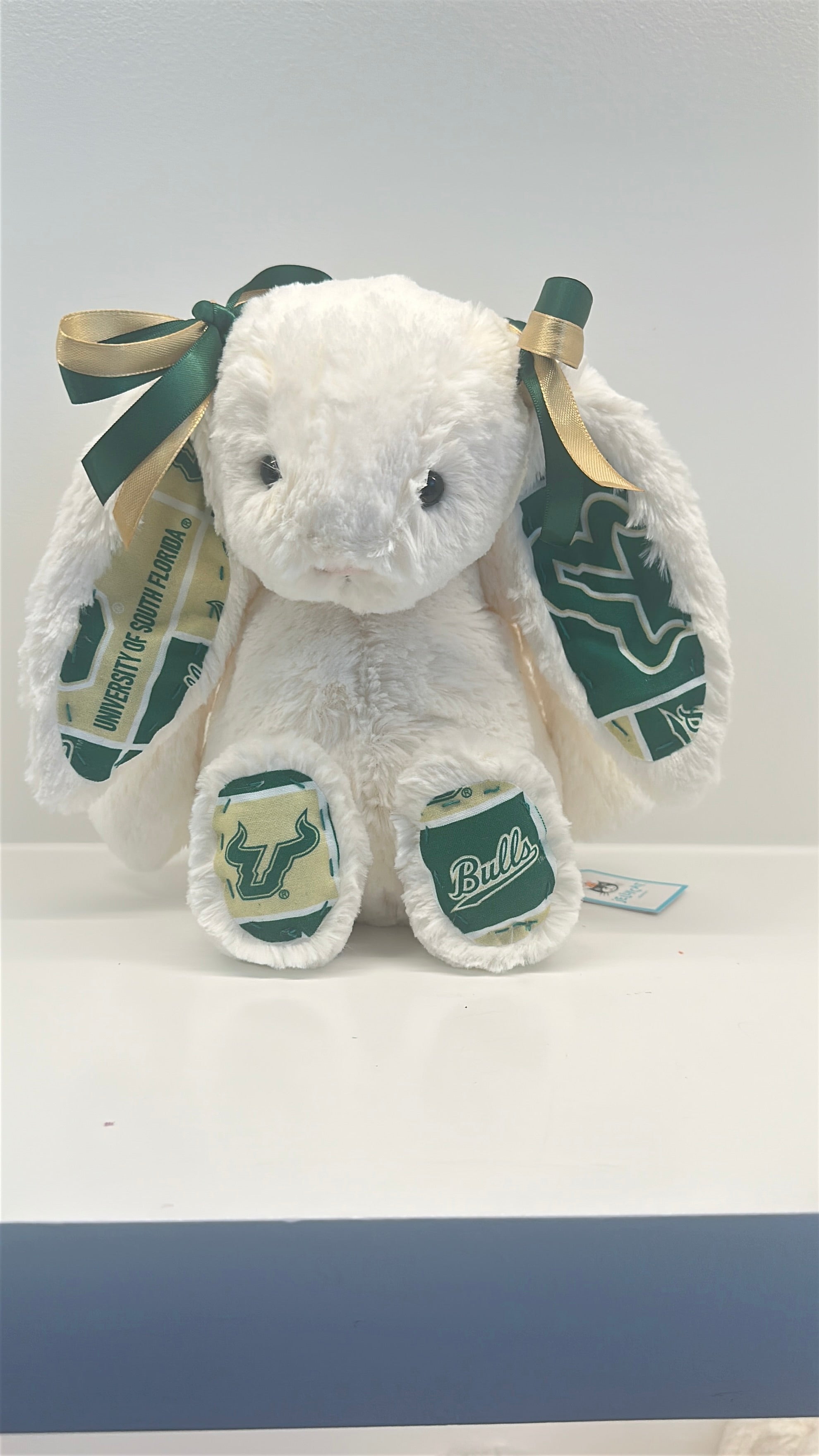 University of South Florida (USF) Custom College Jellycat Bashful Bunny
