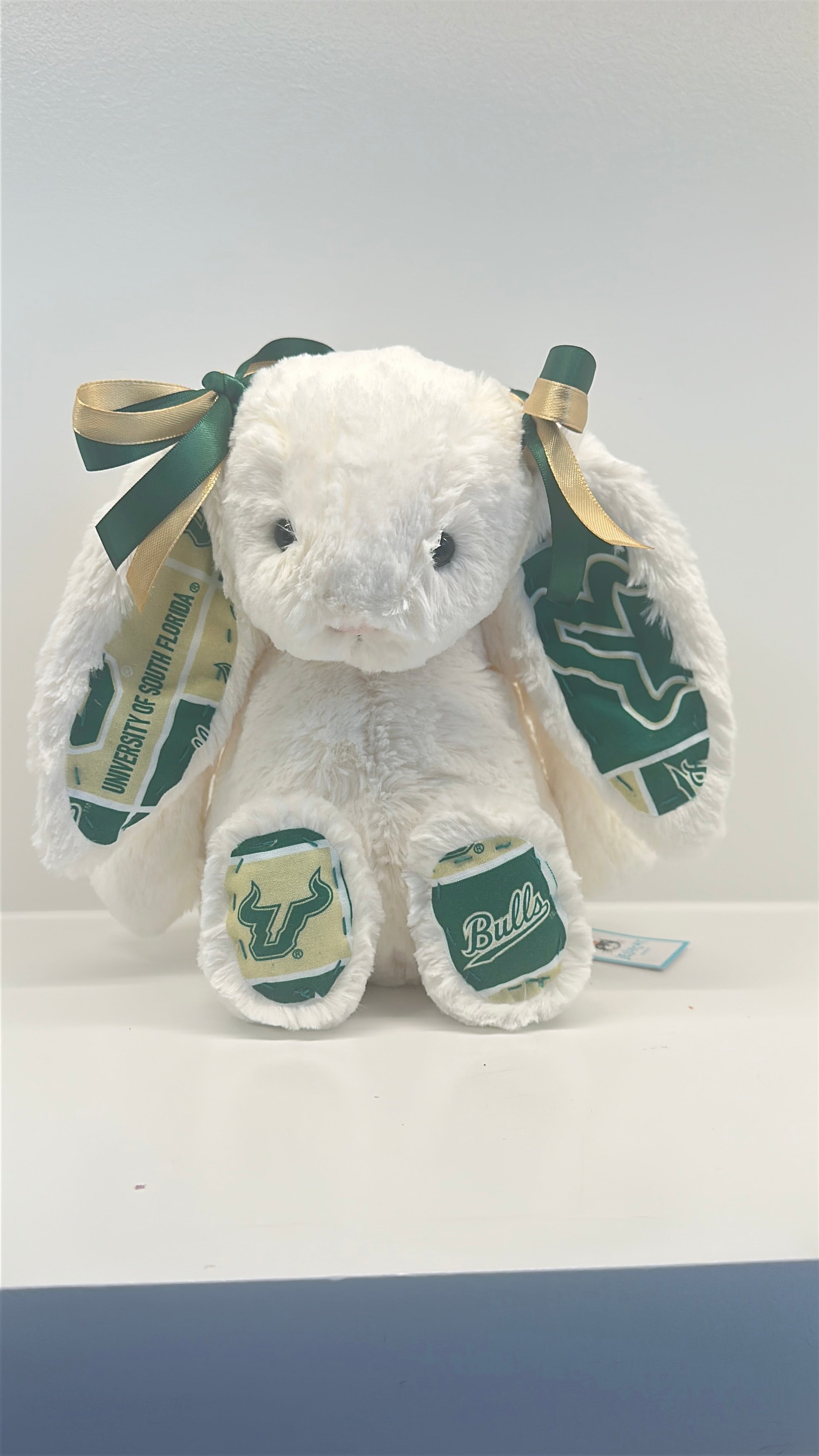University of South Florida (USF) Custom College Jellycat Bashful Bunny