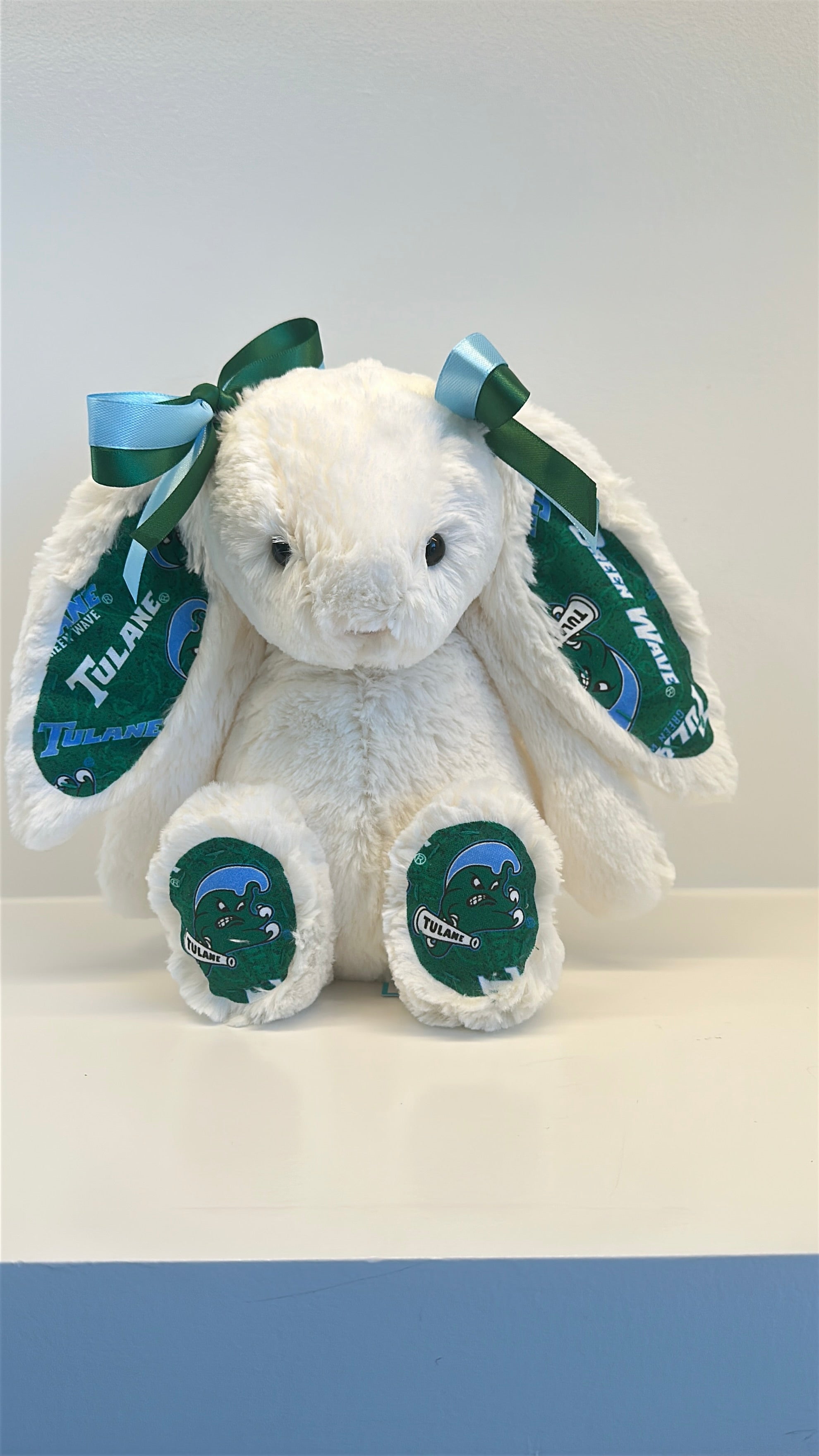 Tulane University Custom College Jellycat Bashful Bunny