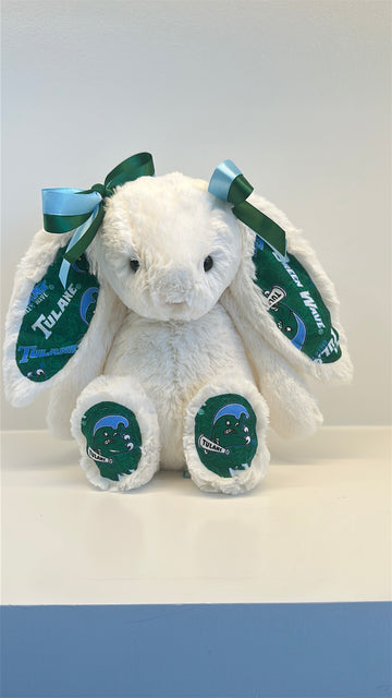 Tulane University Custom College Jellycat Bashful Bunny
